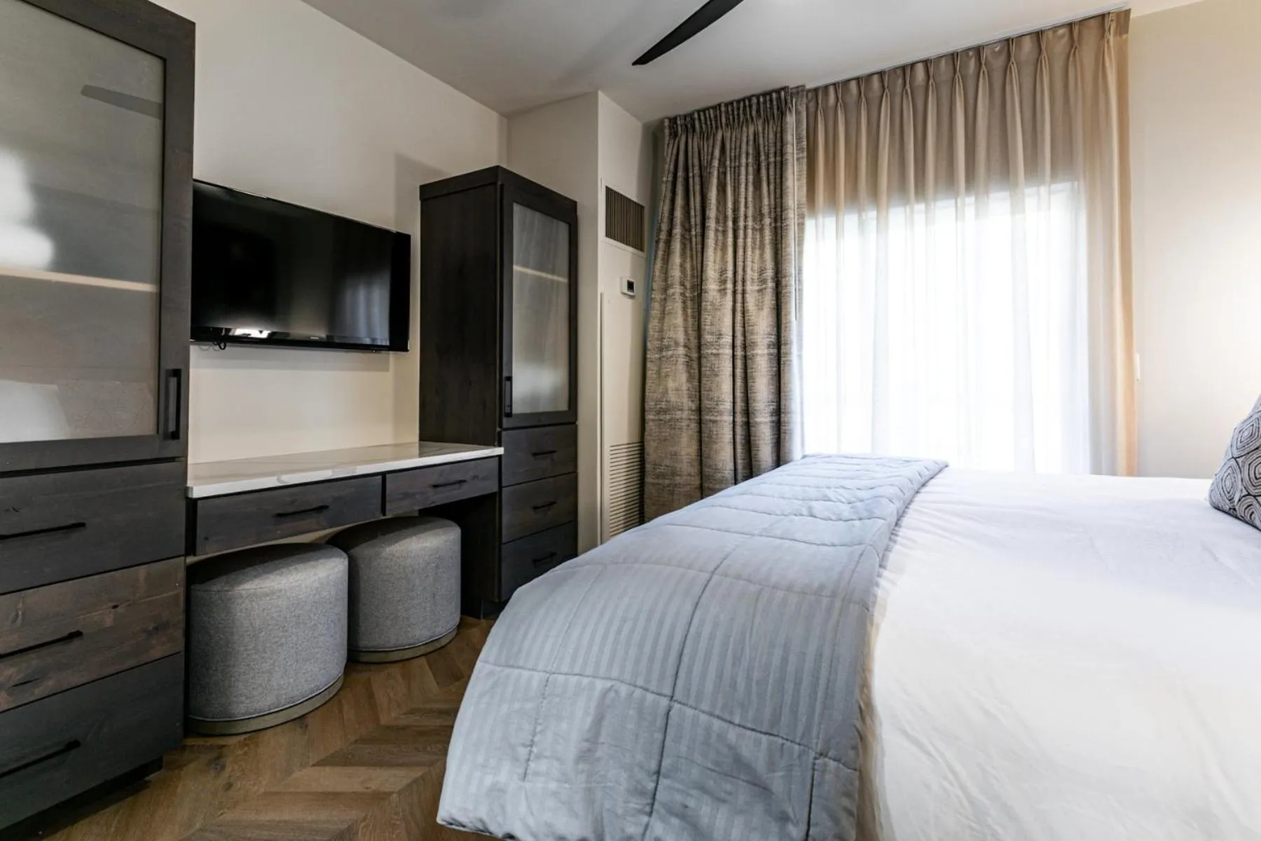 Bed in Condos at Canyons Resort by White Pines