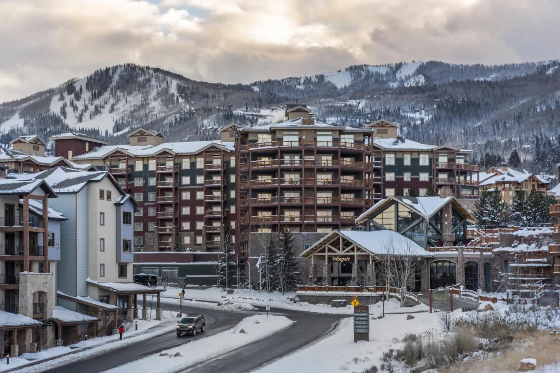 Property building in Condos at Canyons Resort by White Pines