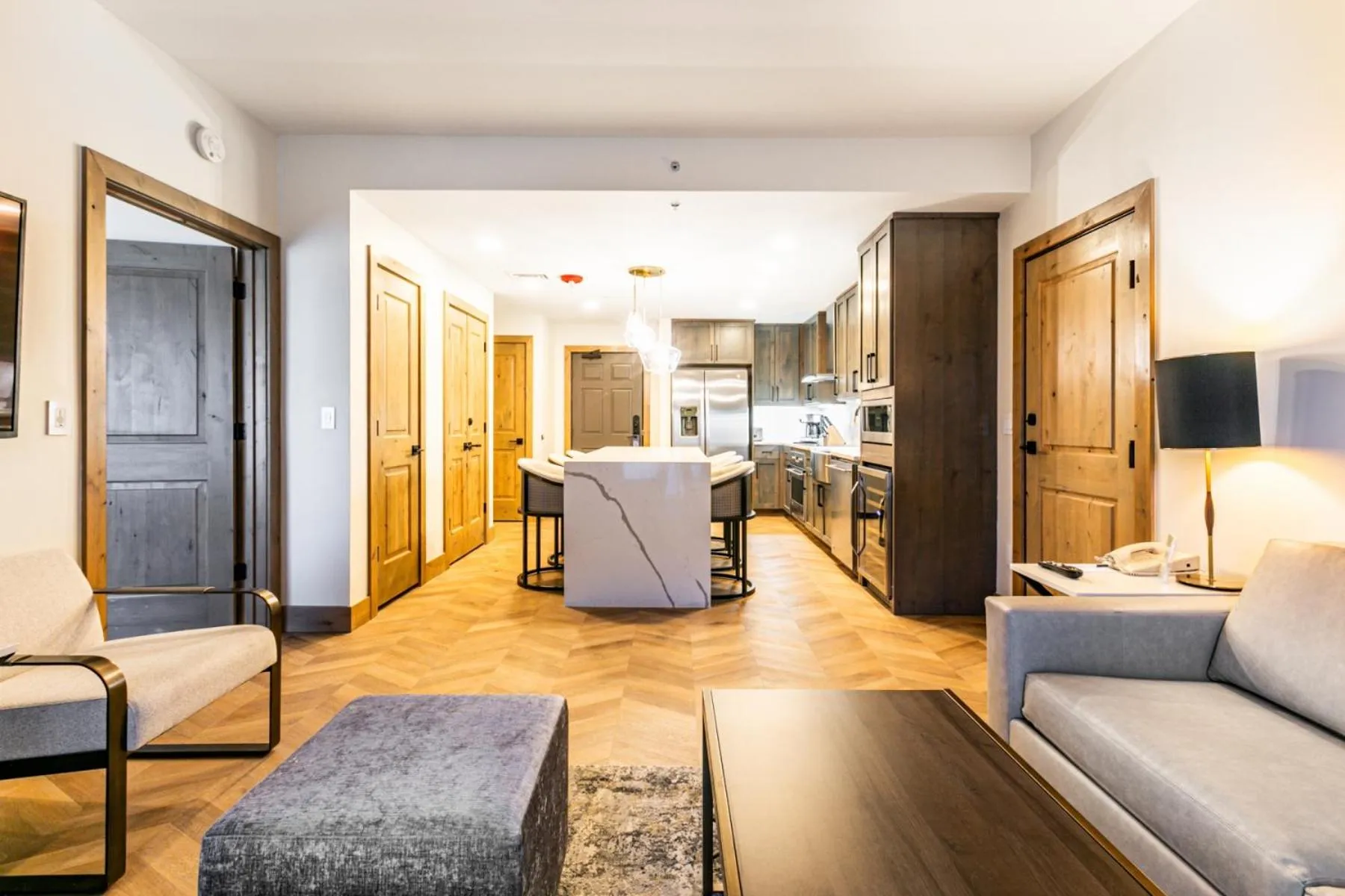 Kitchen or kitchenette in Condos at Canyons Resort by White Pines