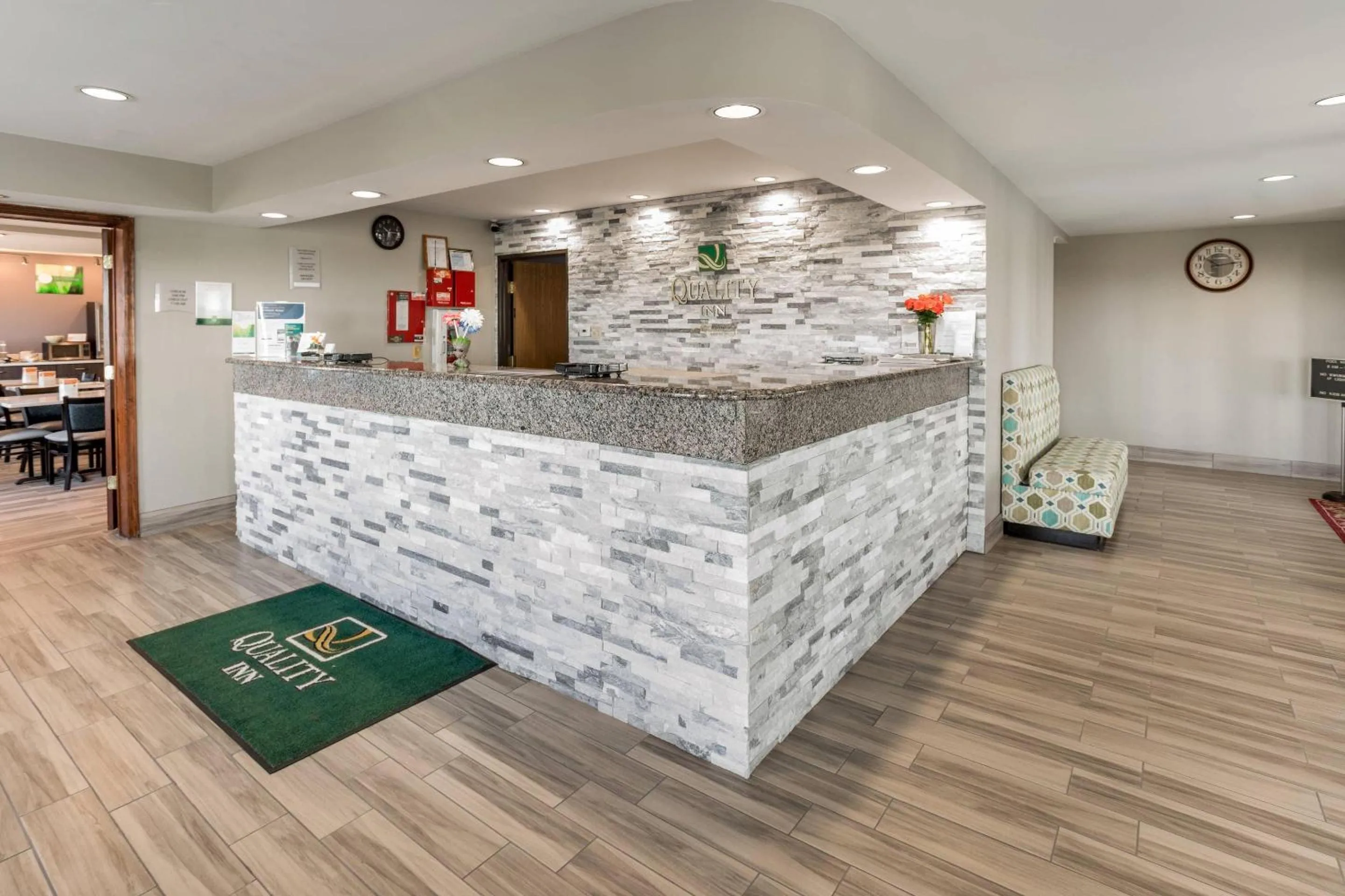 Lobby or reception in Quality Inn Rochelle