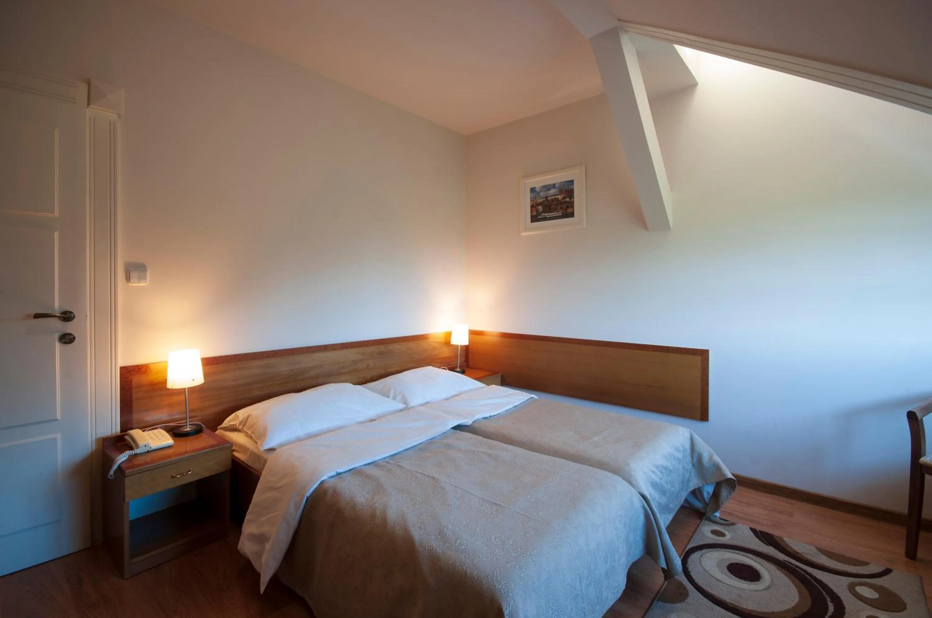 Bed in Art Deco Hotel Hoffmann