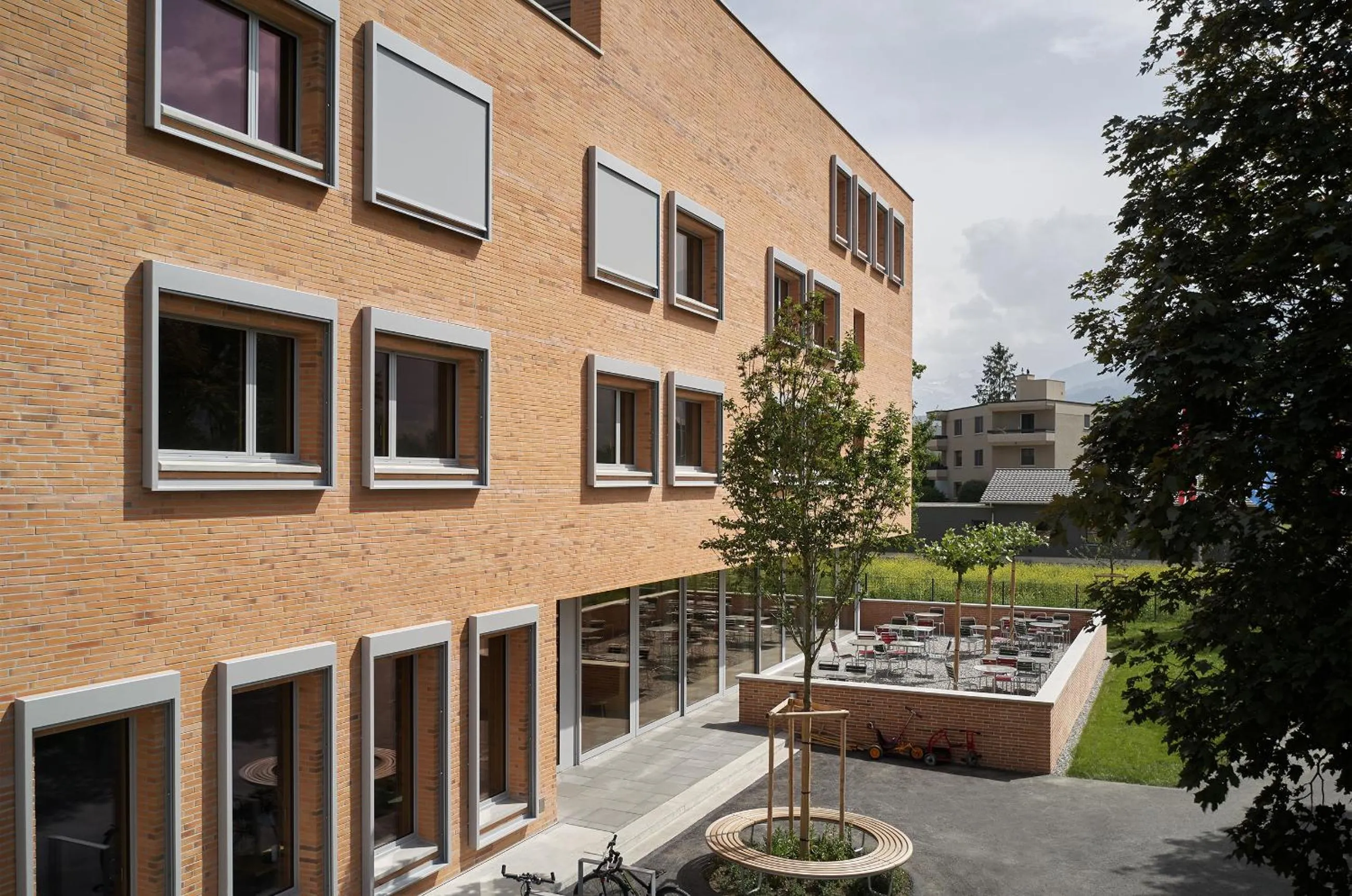 Balcony/Terrace in Schaan-Vaduz Youth Hostel