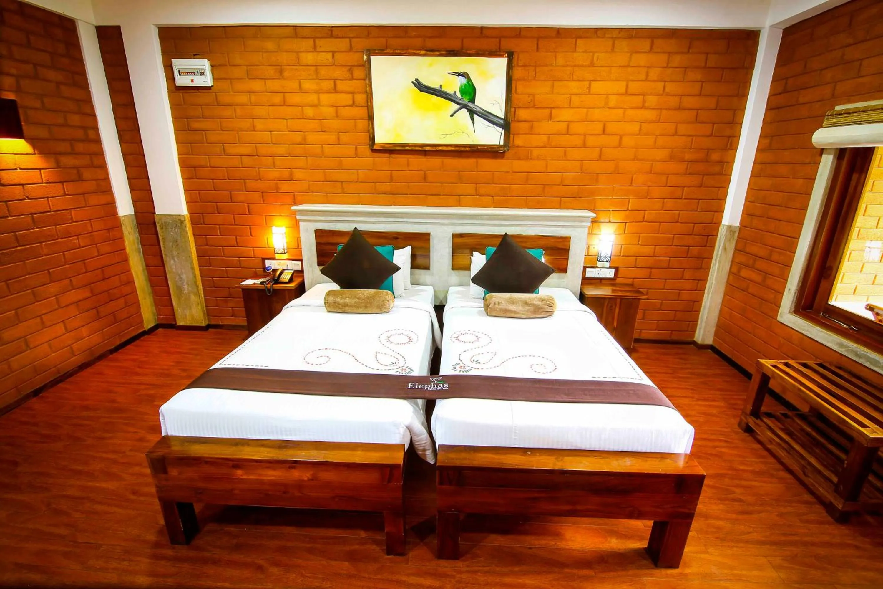 Bedroom, Bed in Elephas Resort & Spa