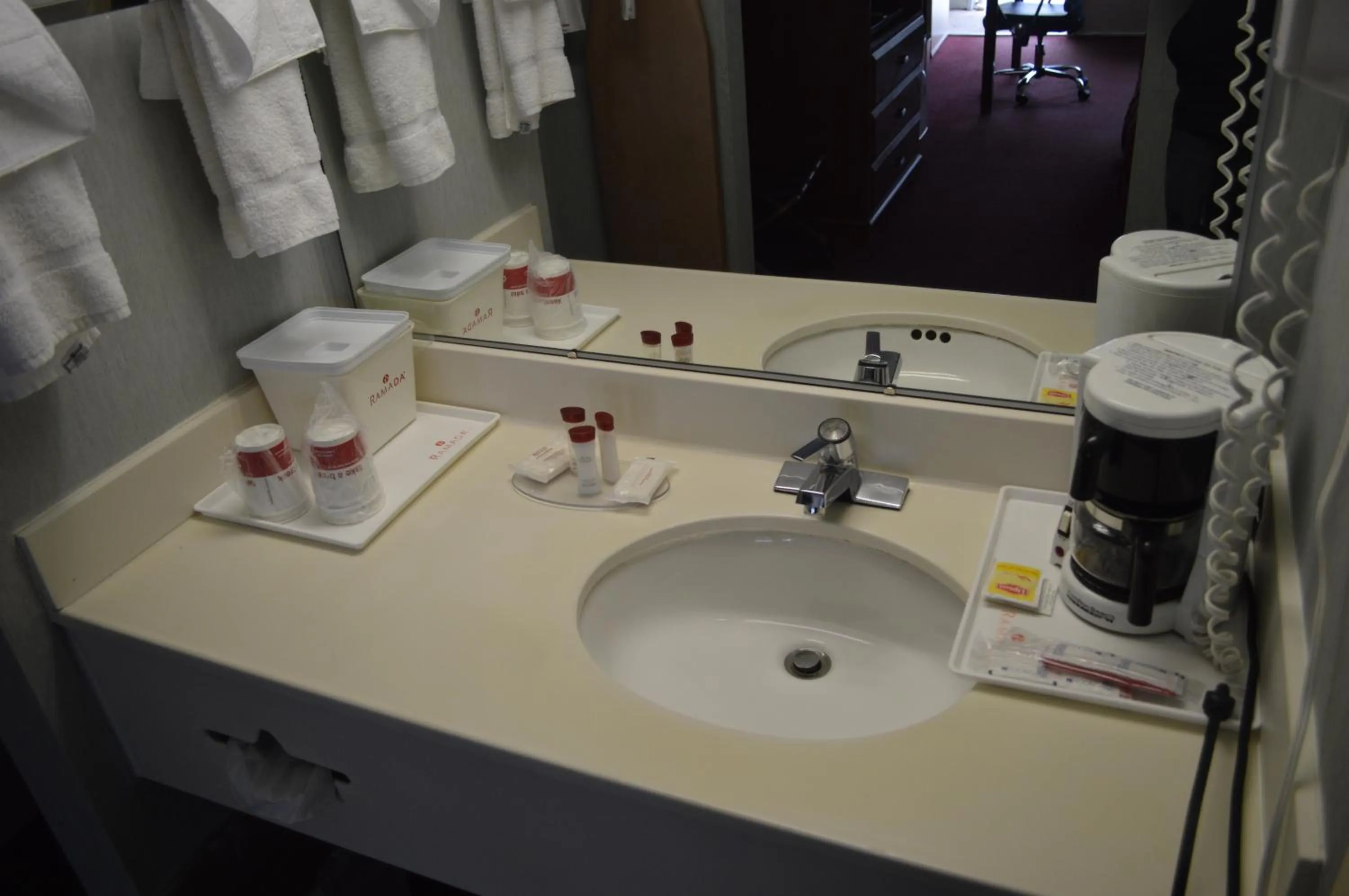 Bathroom in Red Carpet Inn & Suites