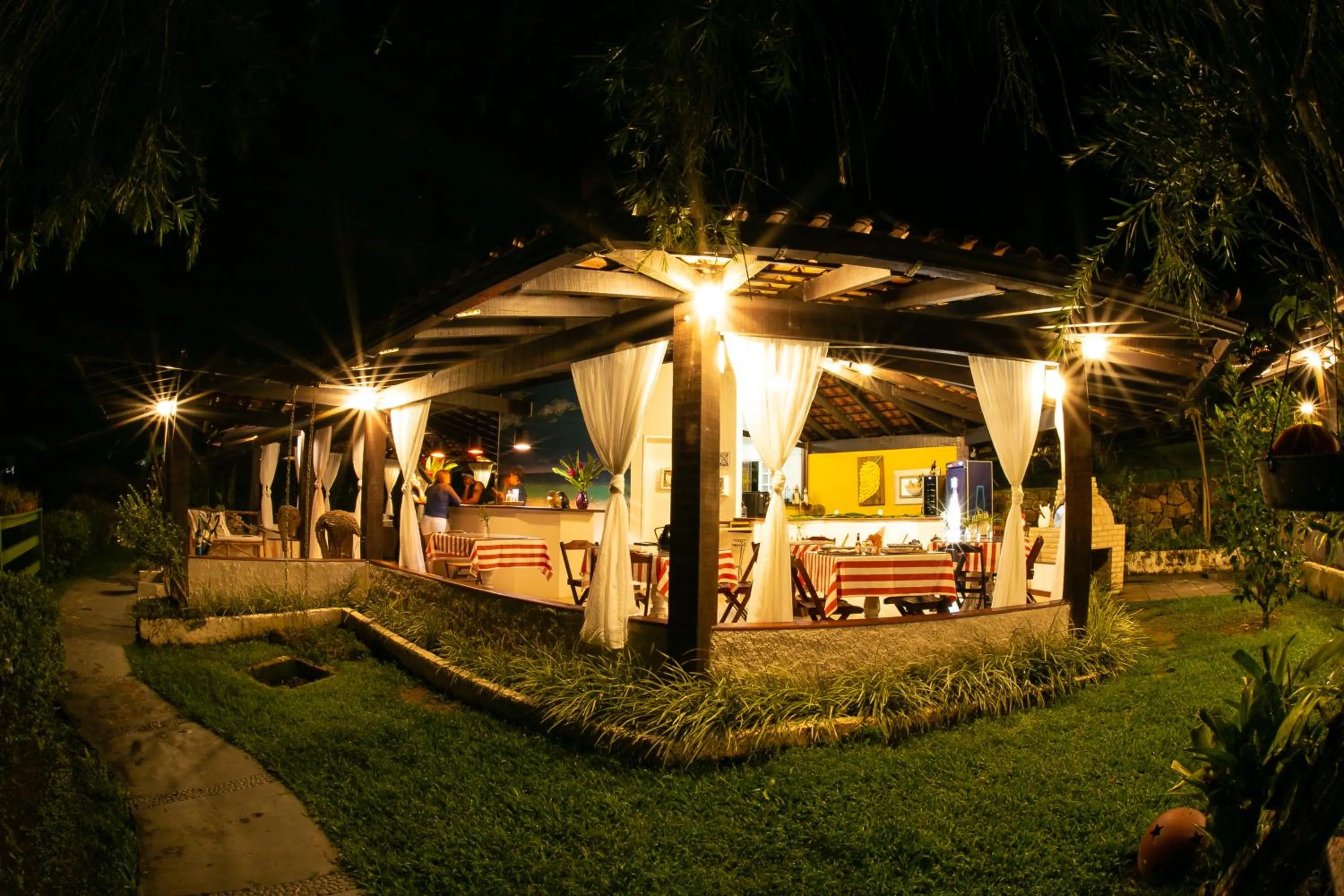 Patio in Pousada Vitorino