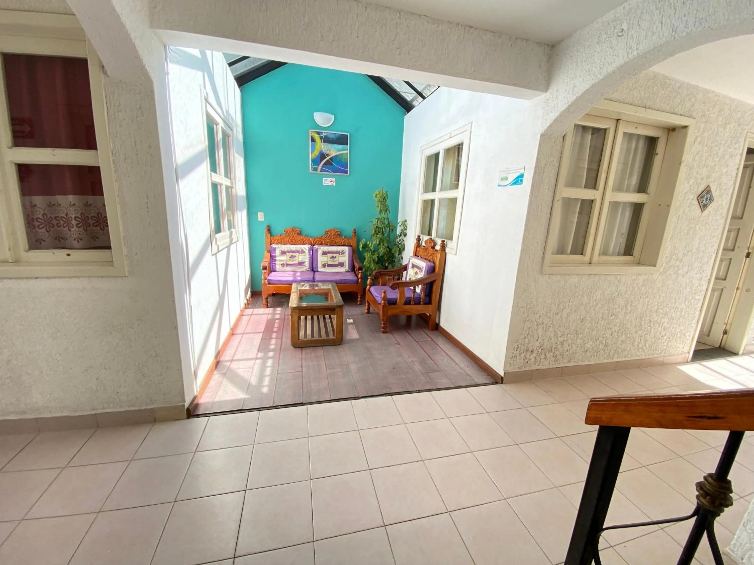 Patio in Hotel Dulce Luna