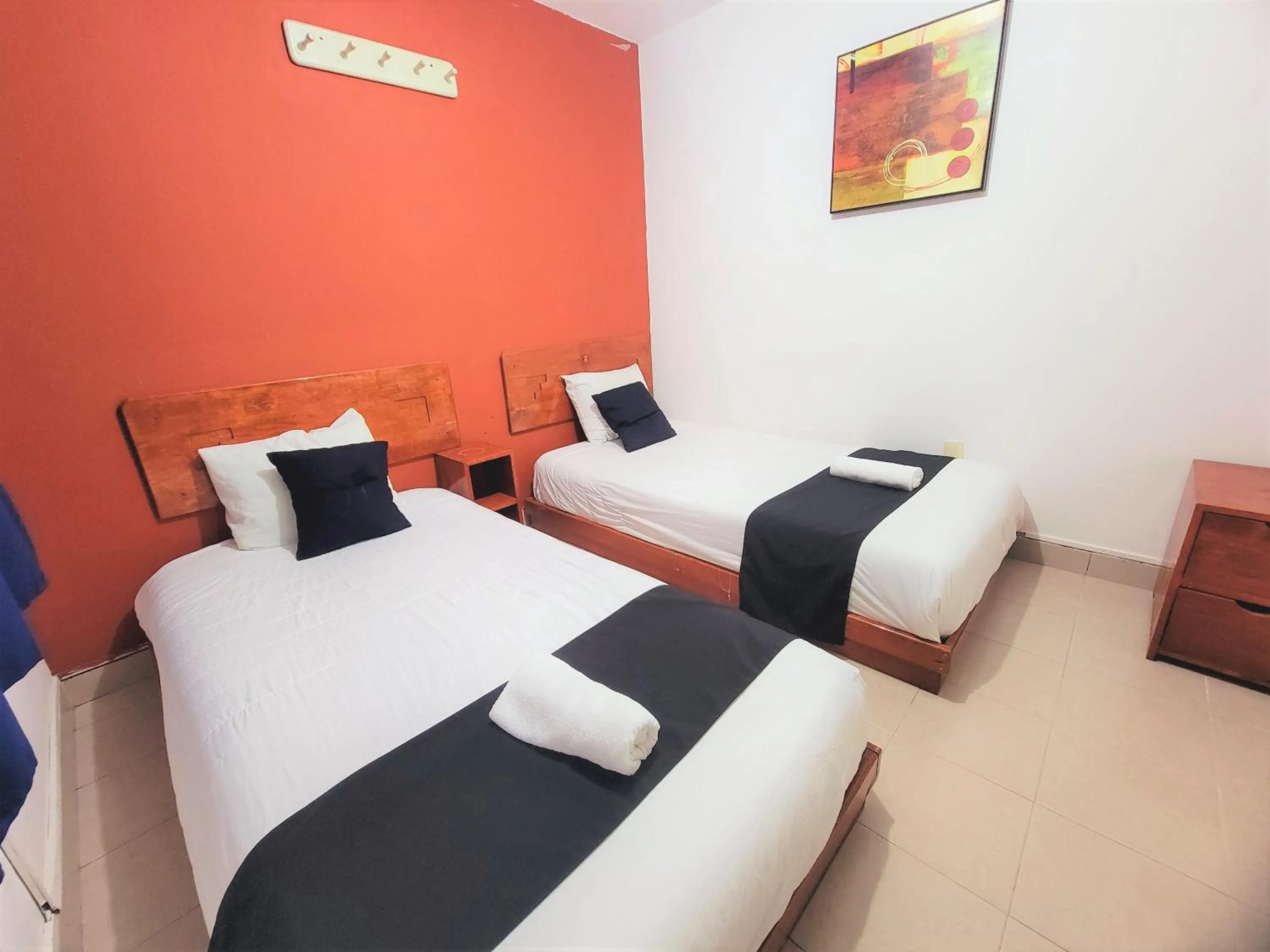 Bed in Hotel Dulce Luna