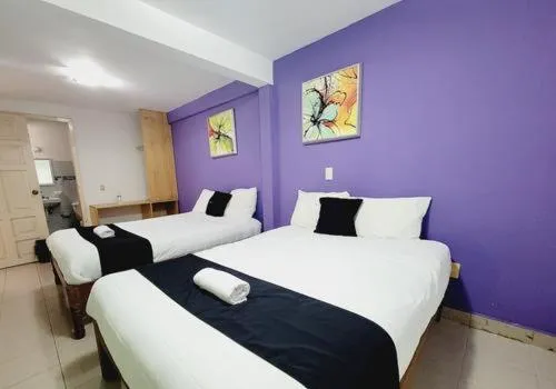 Bed in Hotel Dulce Luna