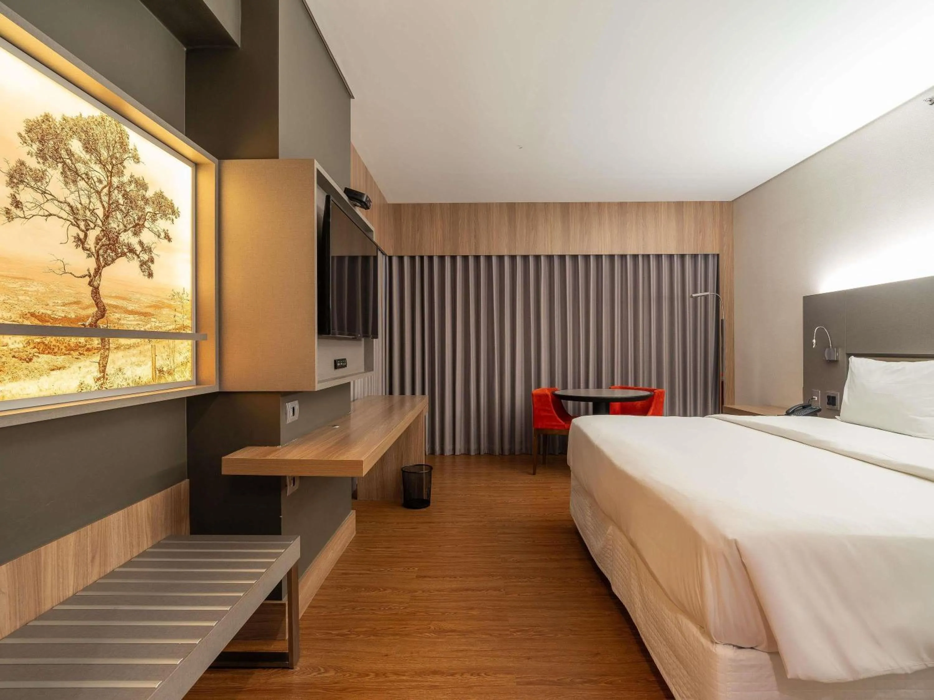 Bedroom, Bed in Mercure Uberlândia Plaza Shopping