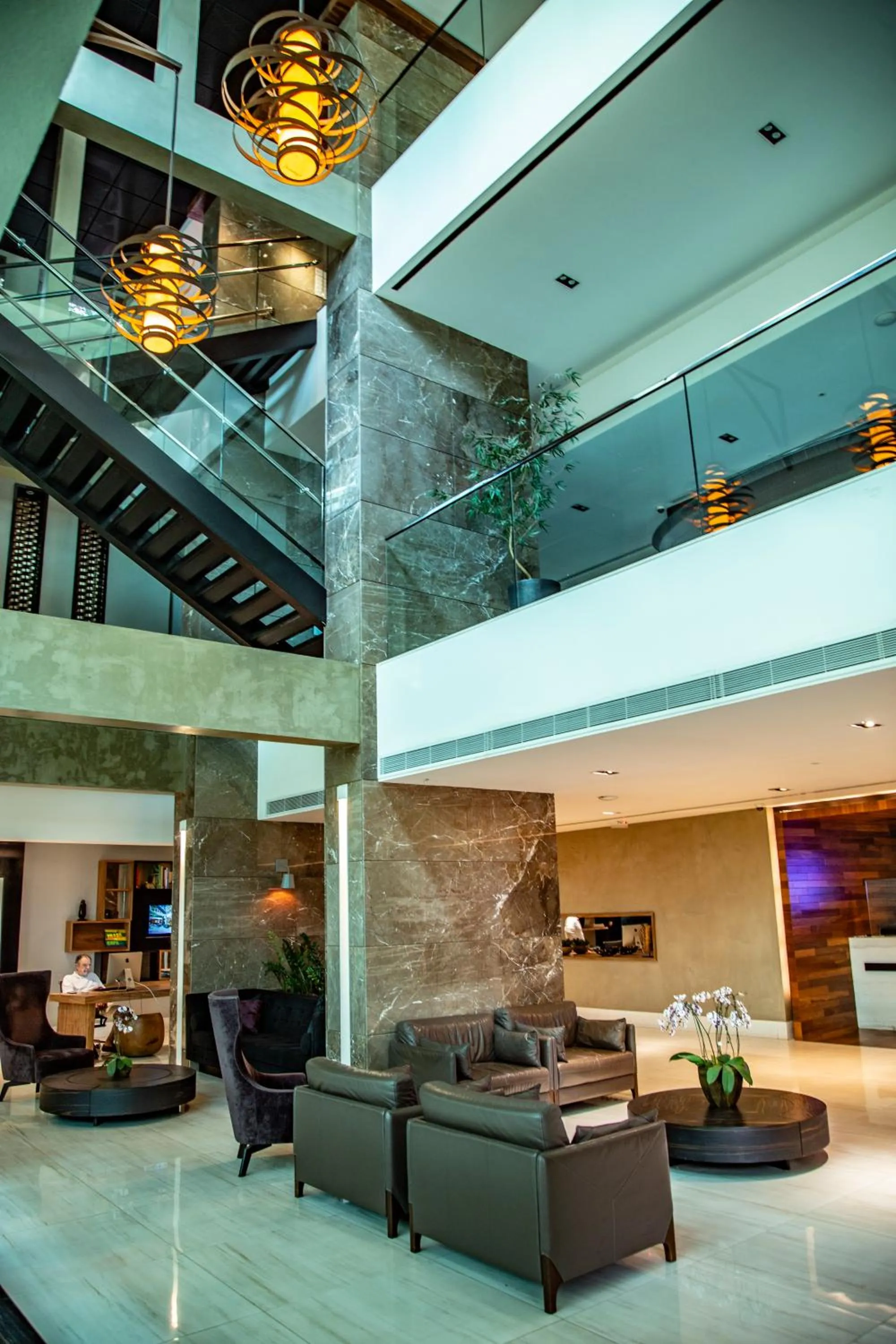 Lobby or reception in Mercure Uberlândia Plaza Shopping