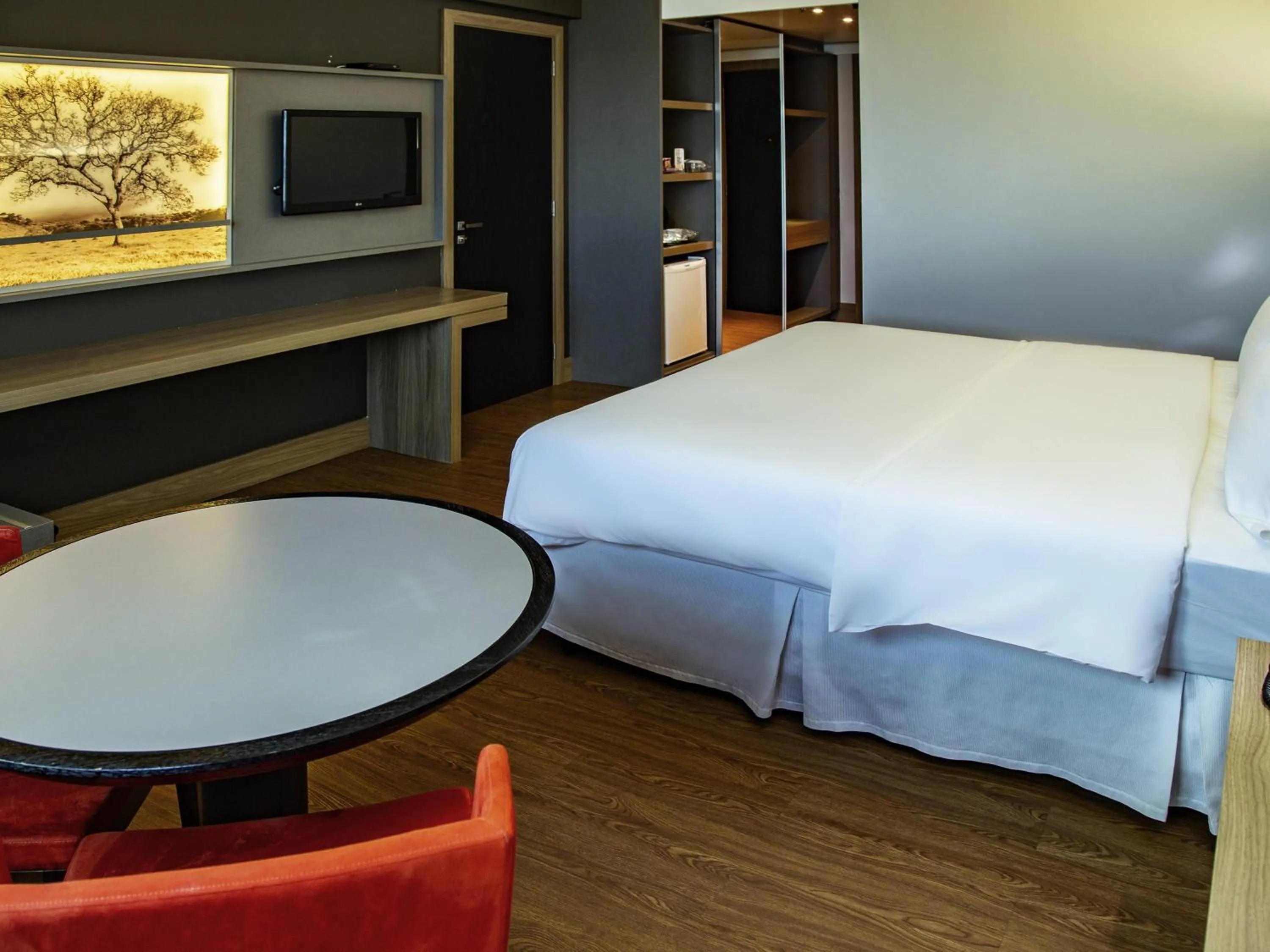 Bedroom, Bed in Mercure Uberlândia Plaza Shopping