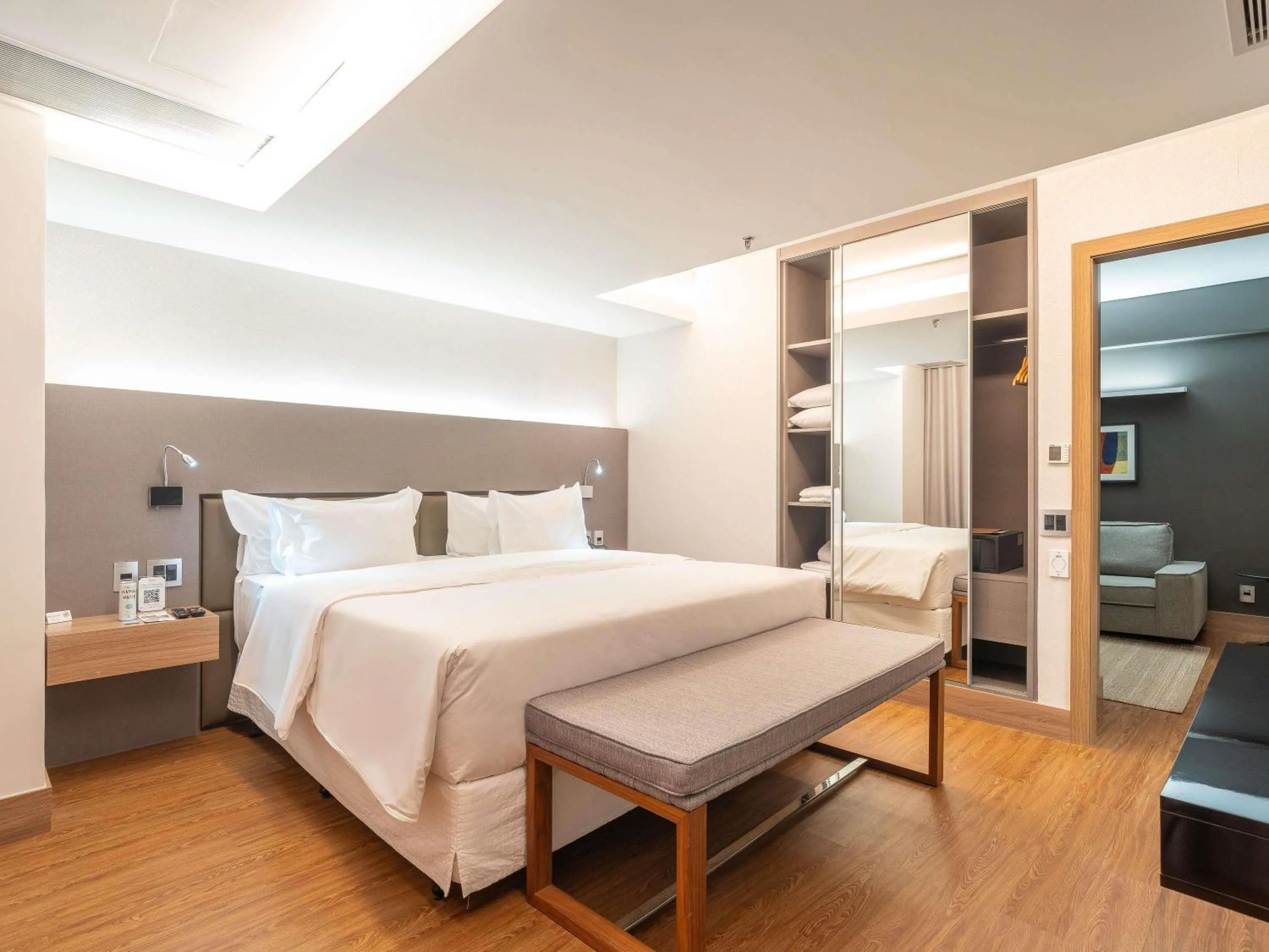 Bedroom, Bed in Mercure Uberlândia Plaza Shopping