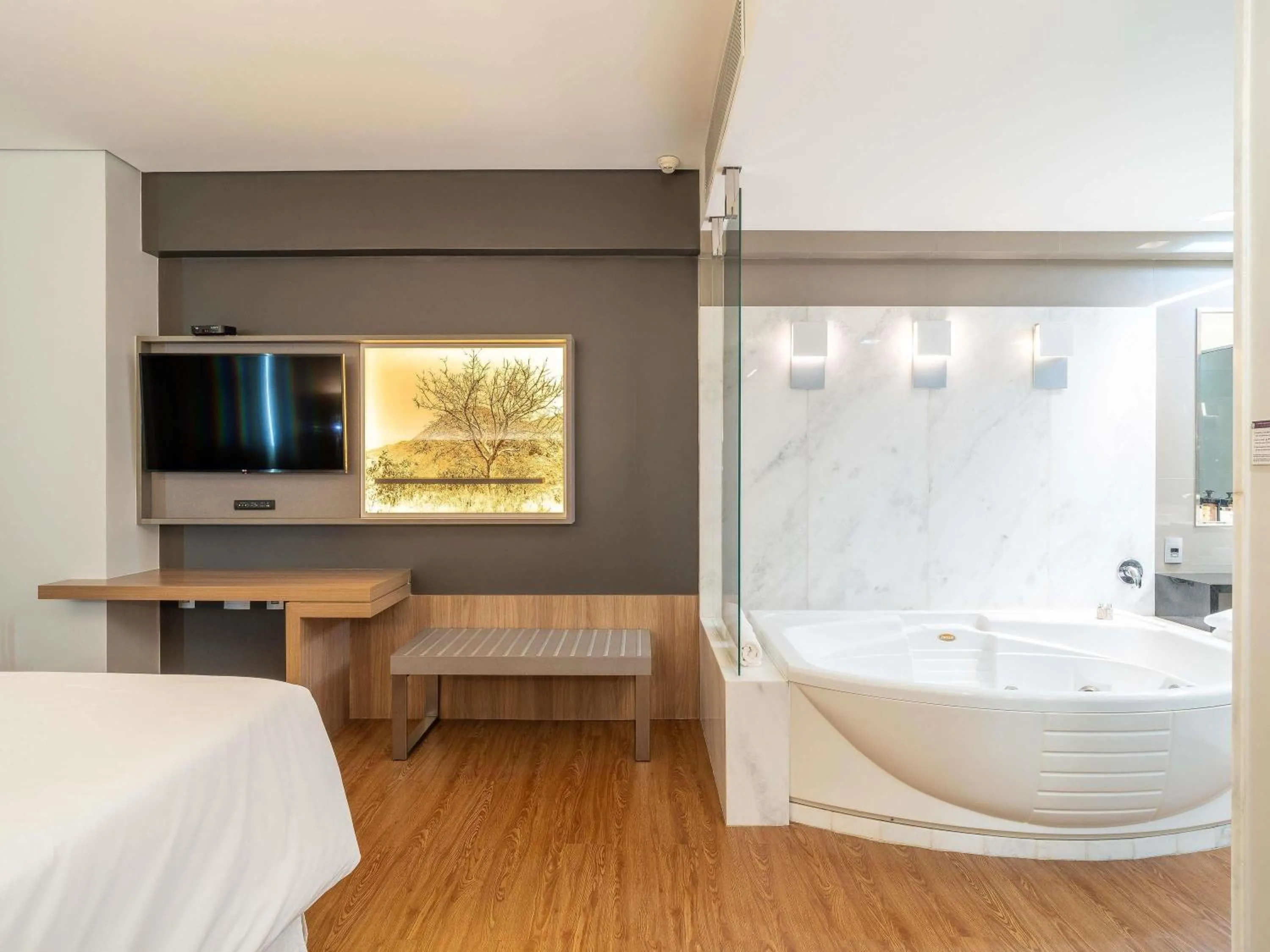 Bedroom, Bed in Mercure Uberlândia Plaza Shopping