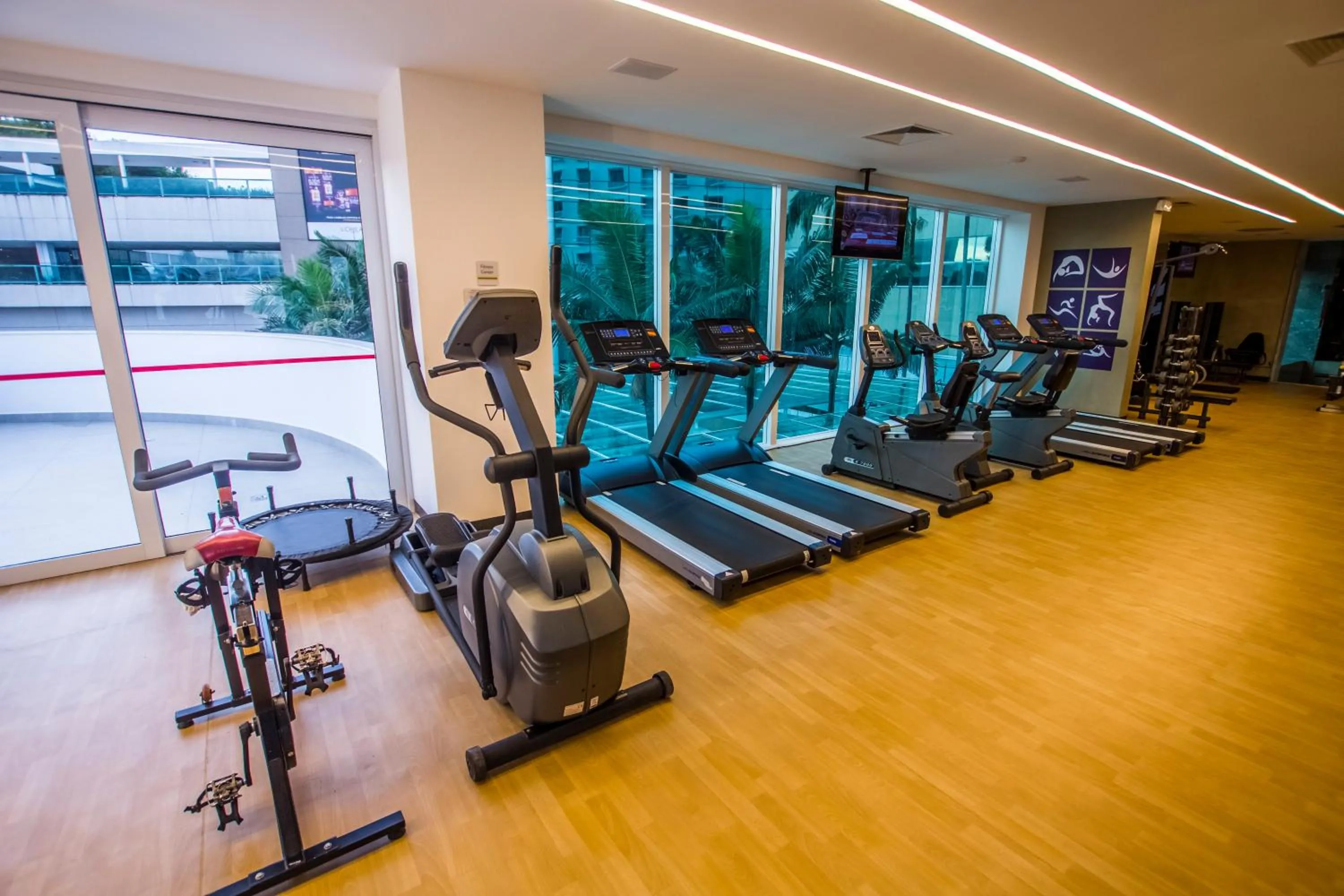 Fitness centre/facilities in Mercure Uberlândia Plaza Shopping