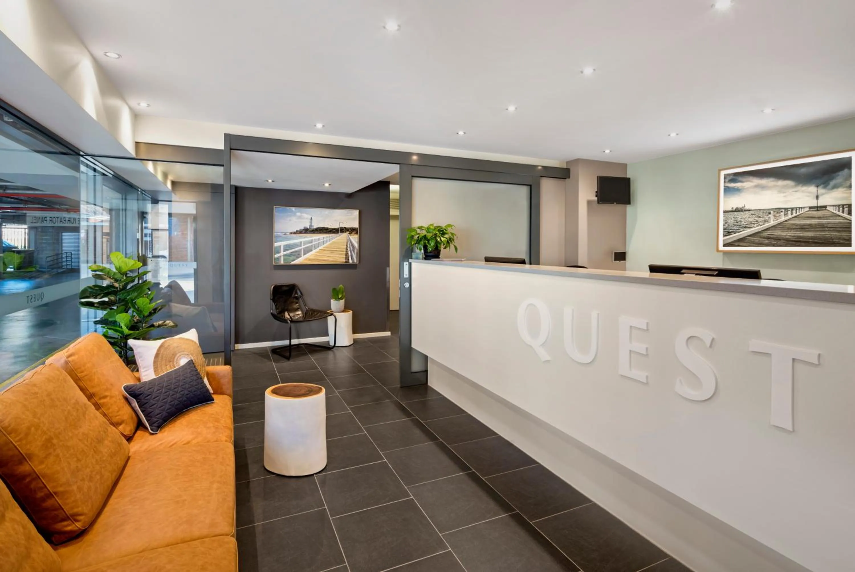 Lobby or reception in Quest Geelong