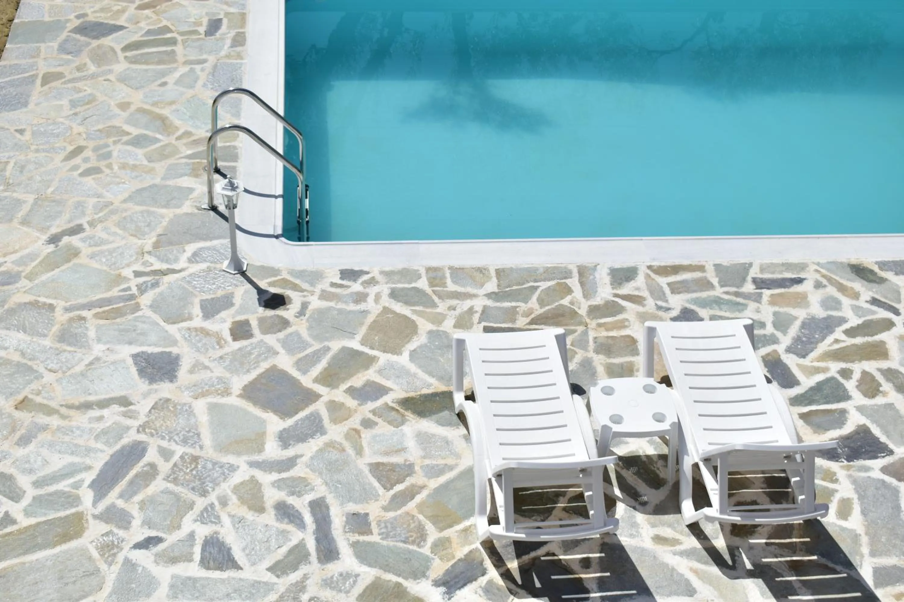 Swimming pool in Navy Greece Villa with swimming pool & sea view