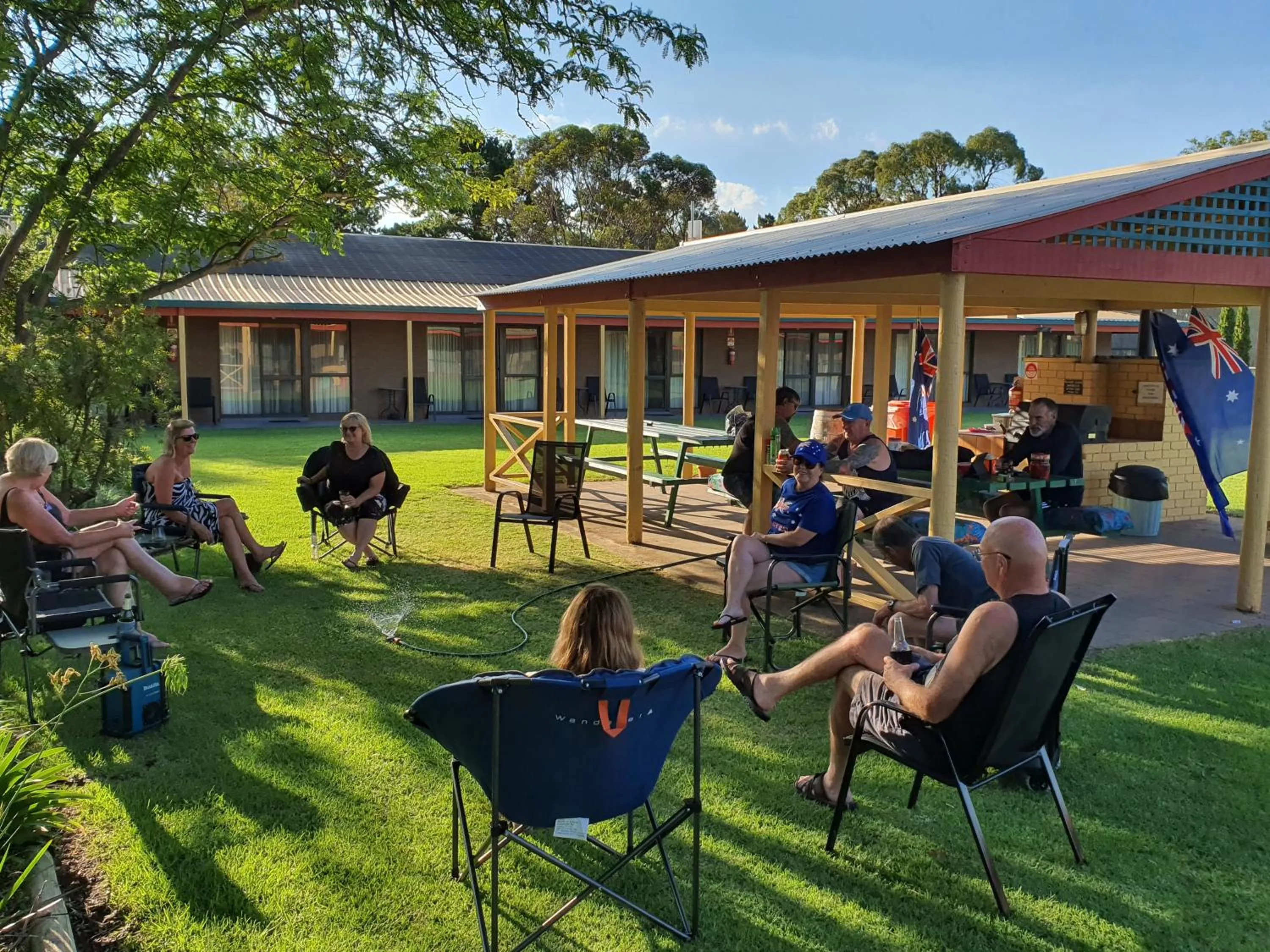 People in Barooga Country Inn Motel