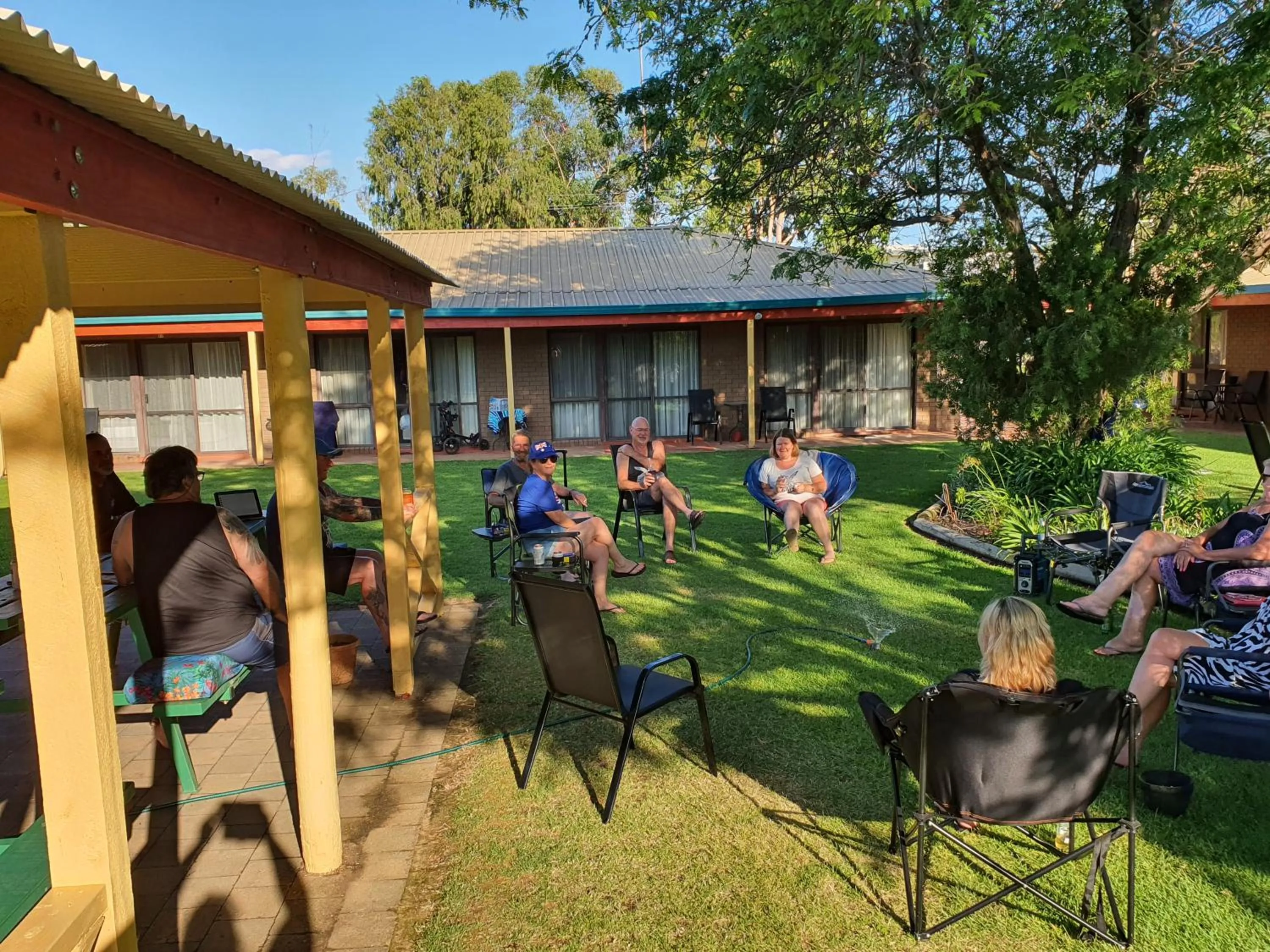 People in Barooga Country Inn Motel