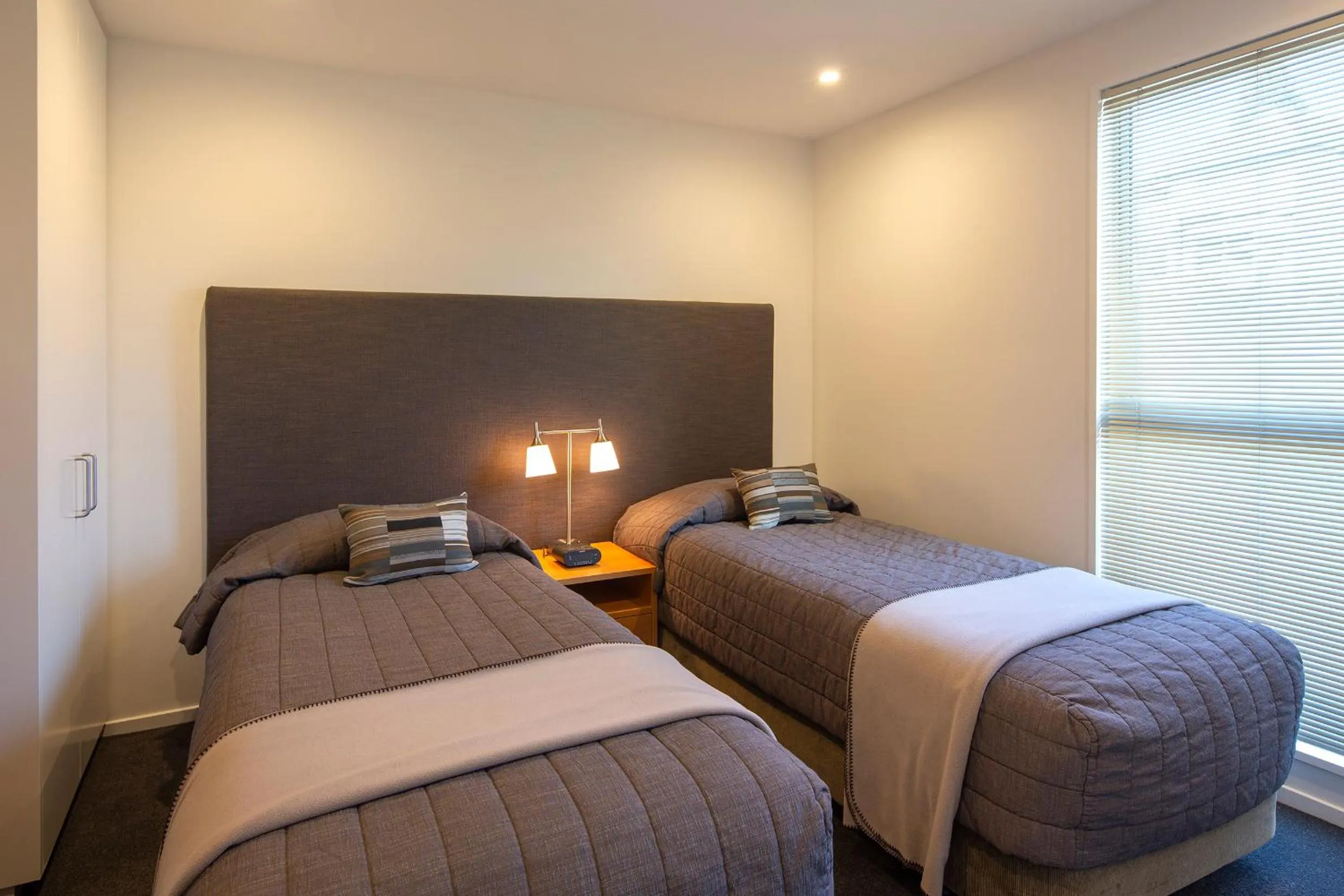 Bedroom, Bed in Blue Peaks Apartments