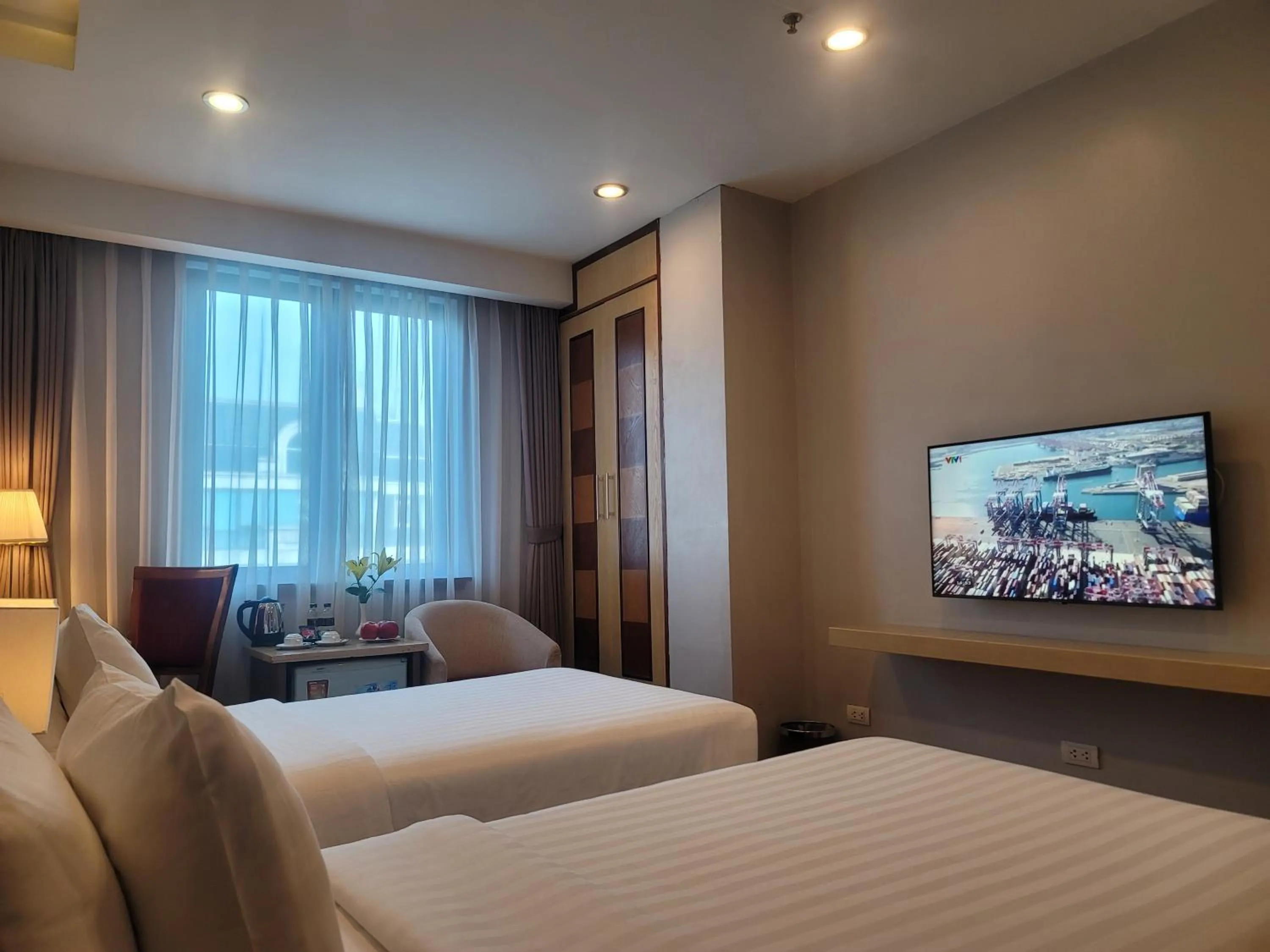 Photo of the whole room, Bed in Luxeden Hotel Hanoi