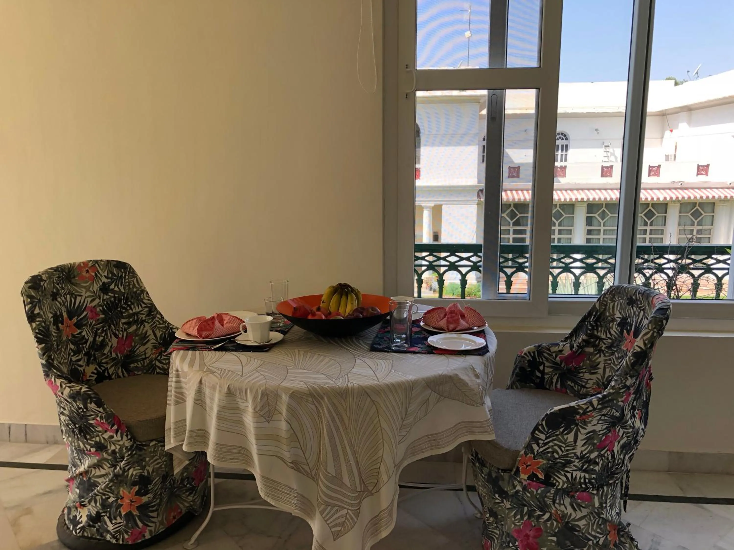 Dining area in Barwara Kothi