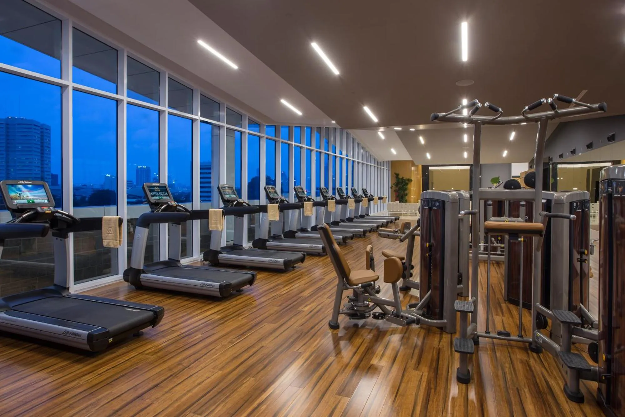 Fitness centre/facilities in Hotel Mulia Senayan, Jakarta