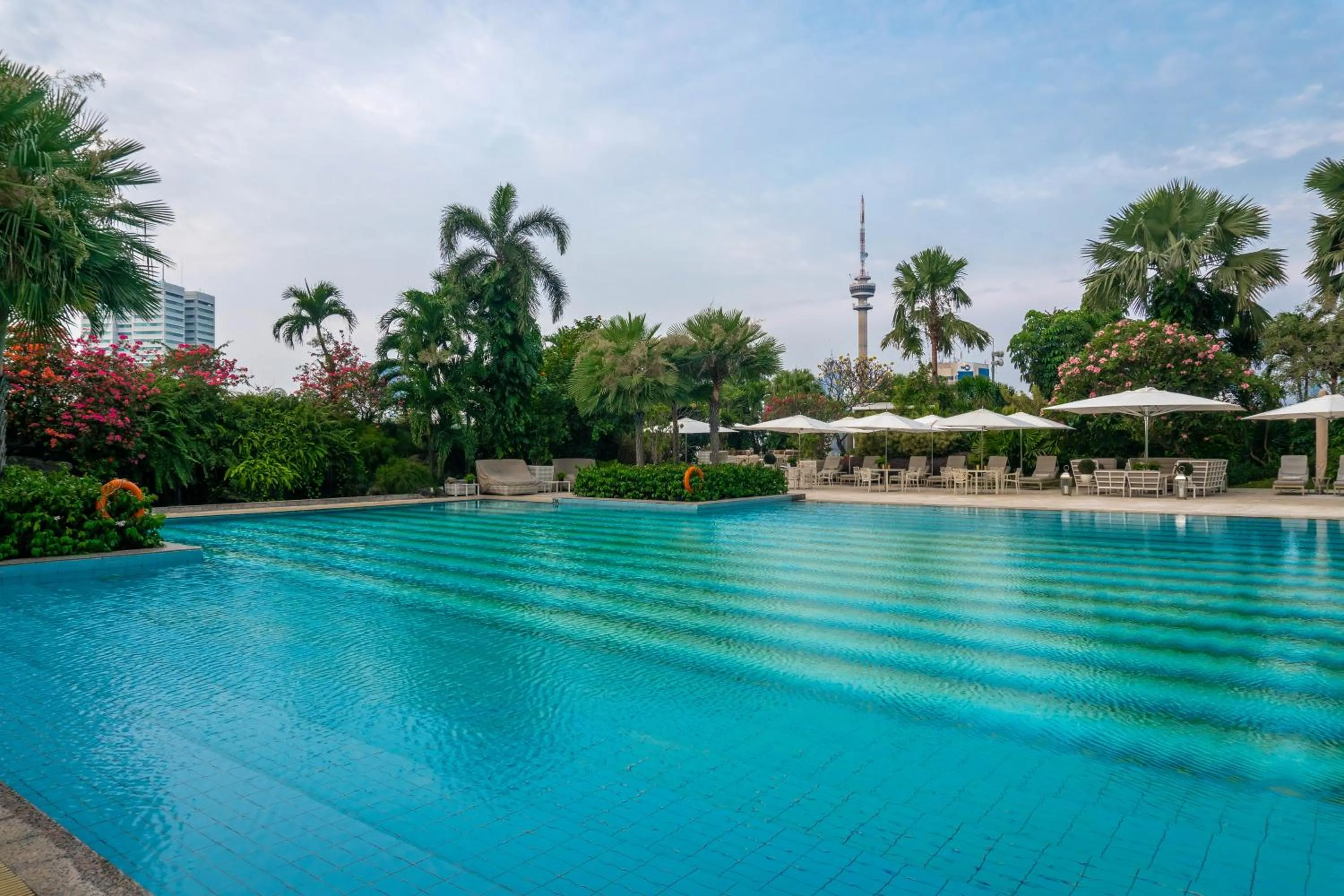 Swimming pool in Hotel Mulia Senayan, Jakarta