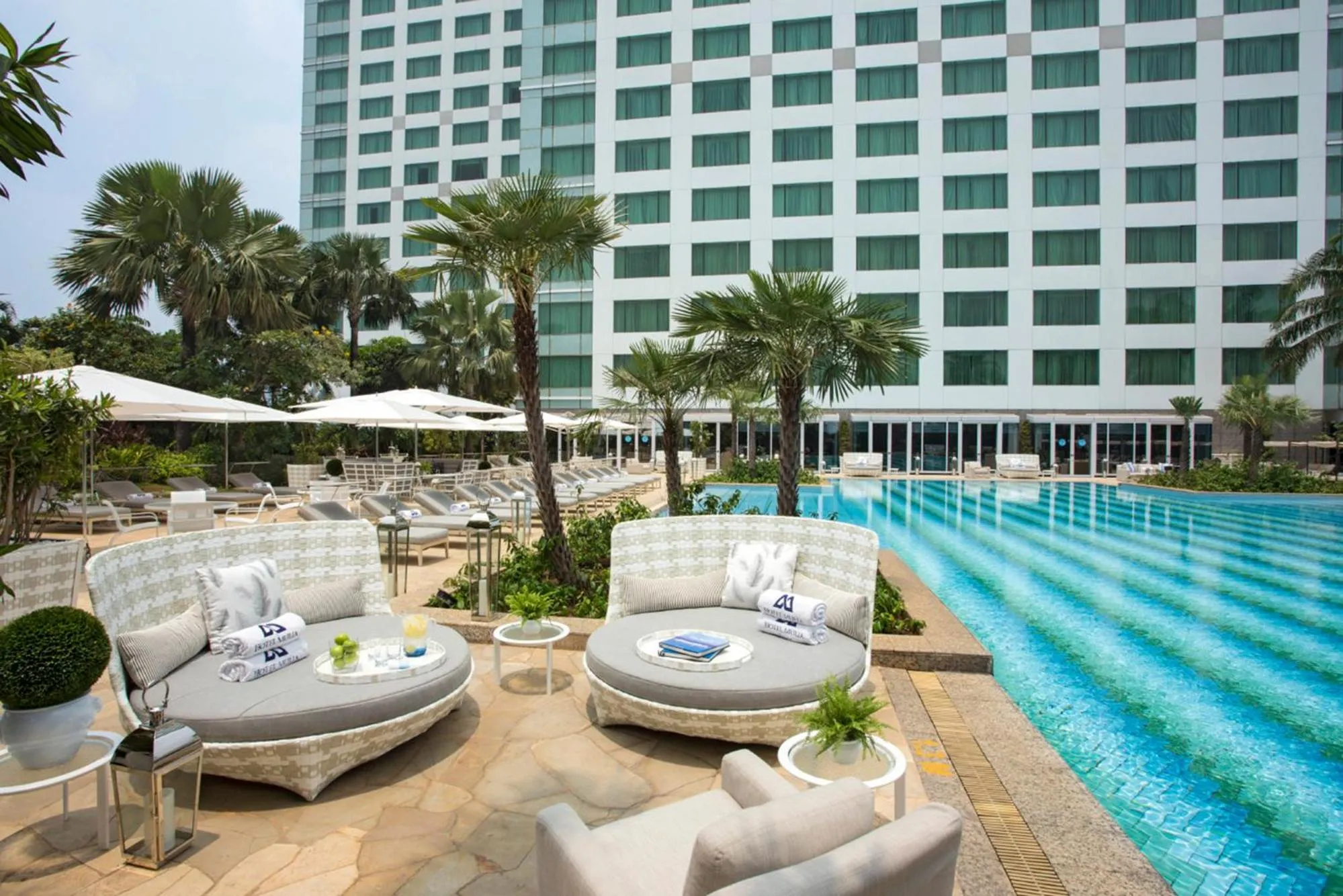 Swimming pool in Hotel Mulia Senayan, Jakarta