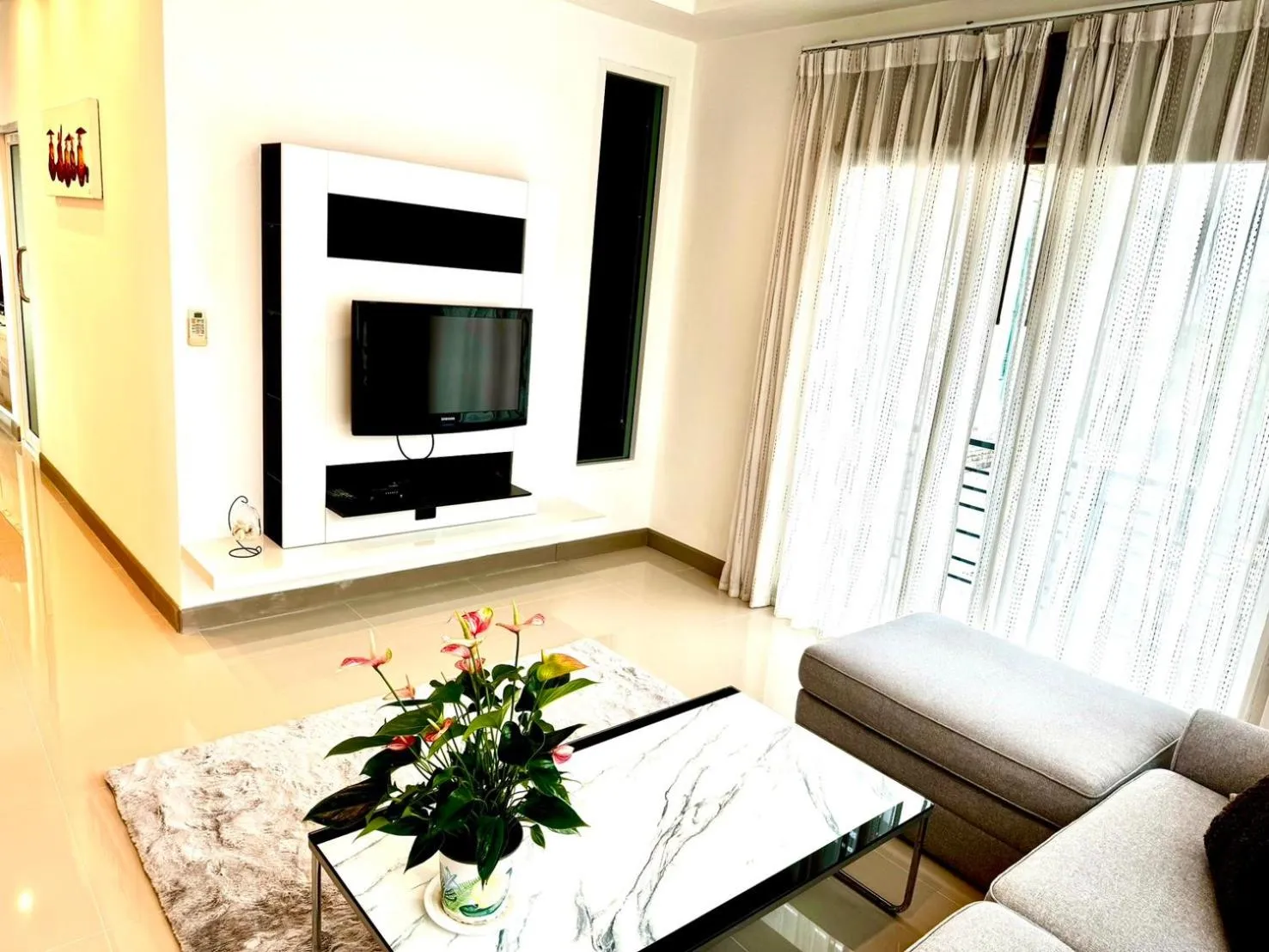 Living room in Sivana Place Phuket