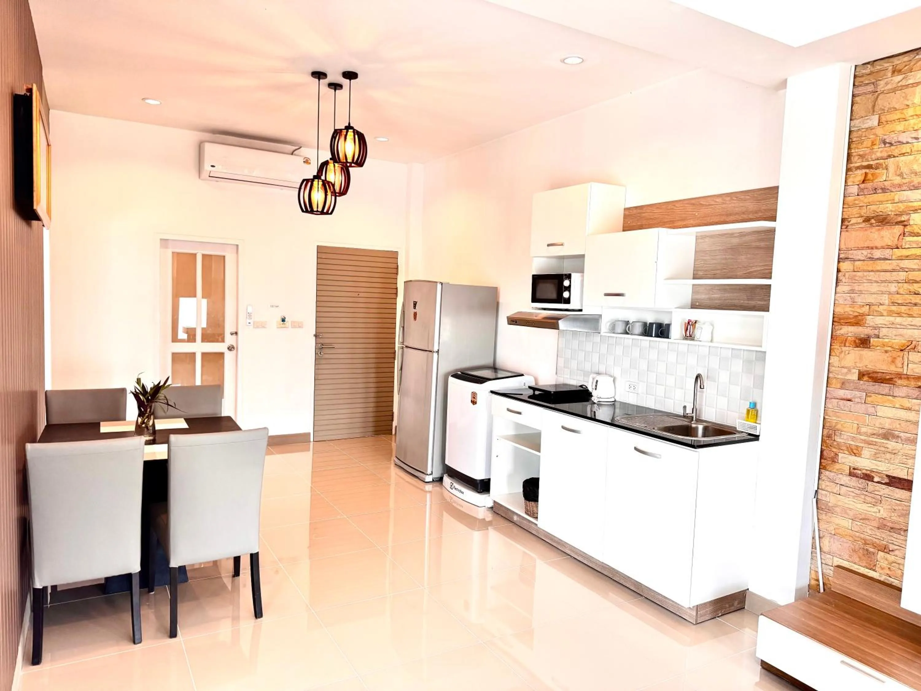 Kitchen or kitchenette in Sivana Place Phuket