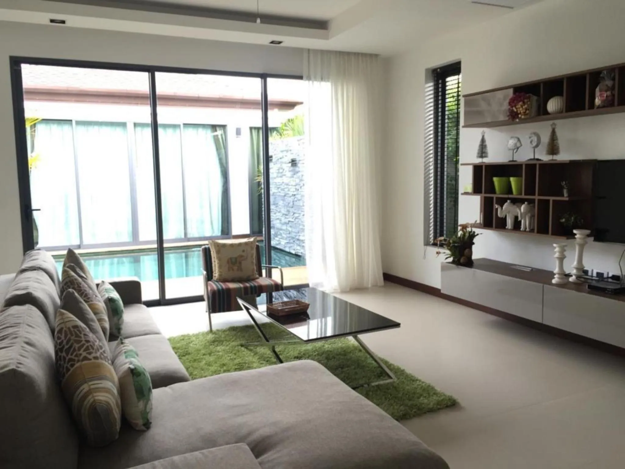 Living room in Sivana Place Phuket
