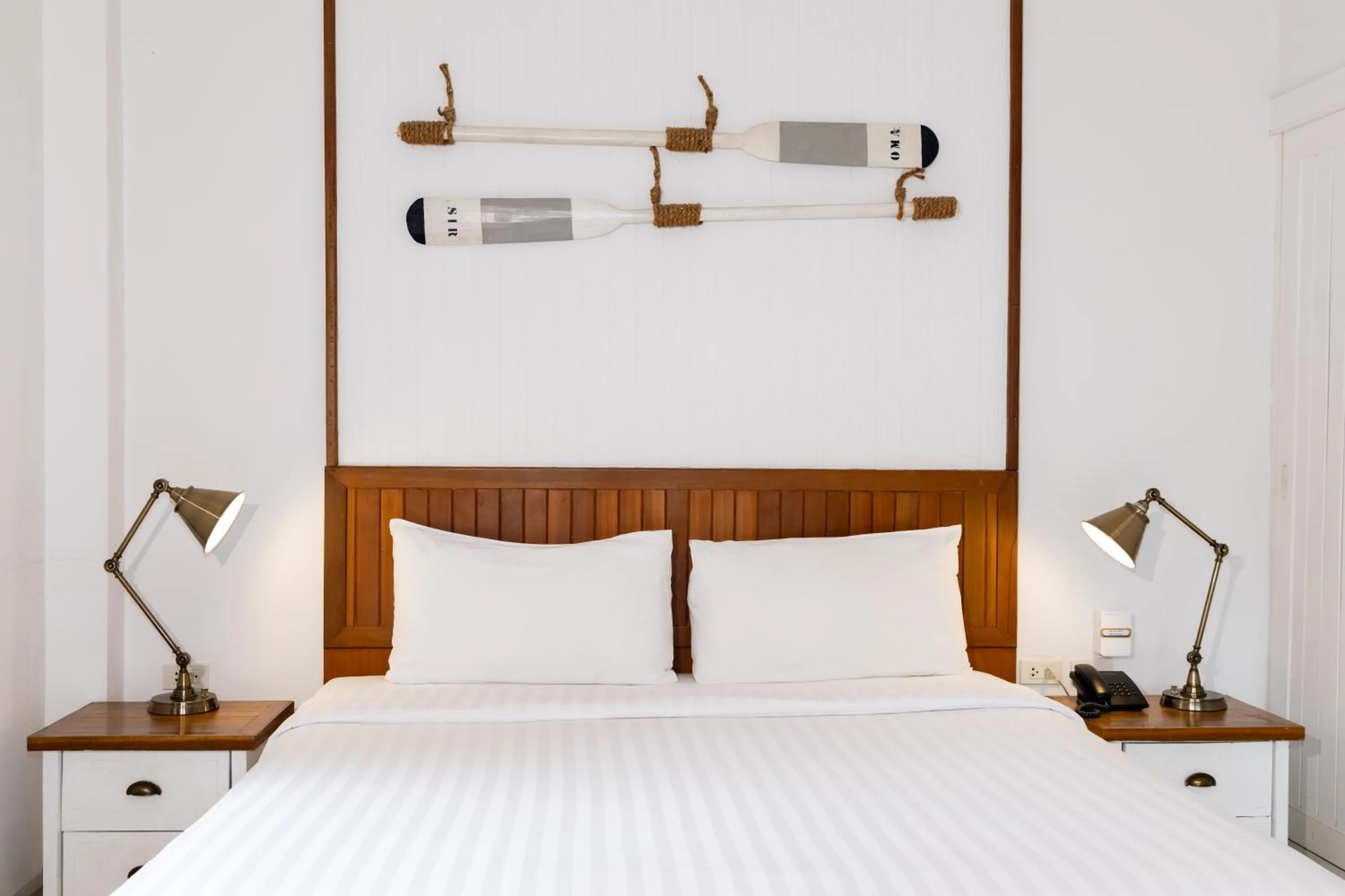 Bed in Malibu Beach Resort