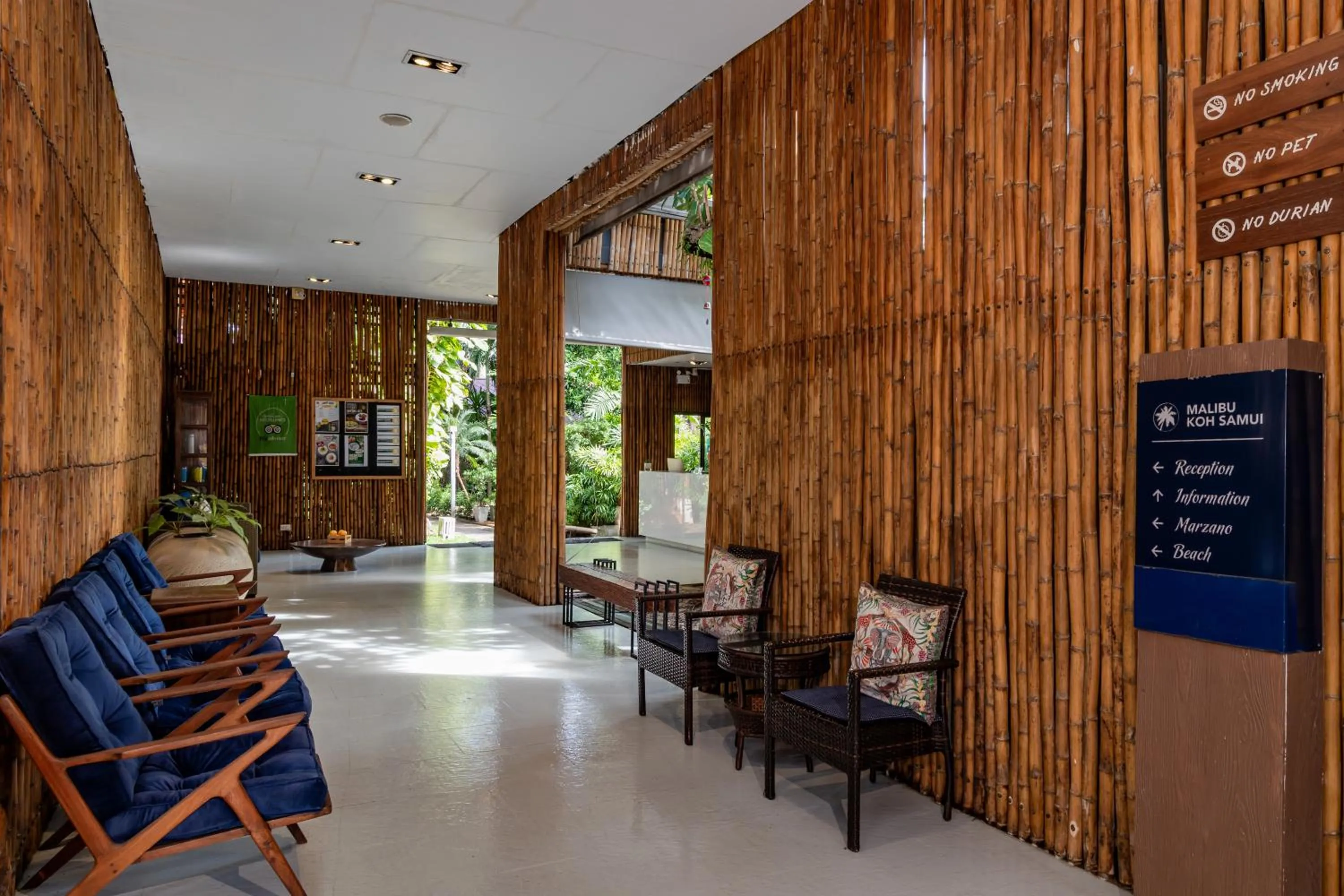 Lobby or reception in Malibu Beach Resort