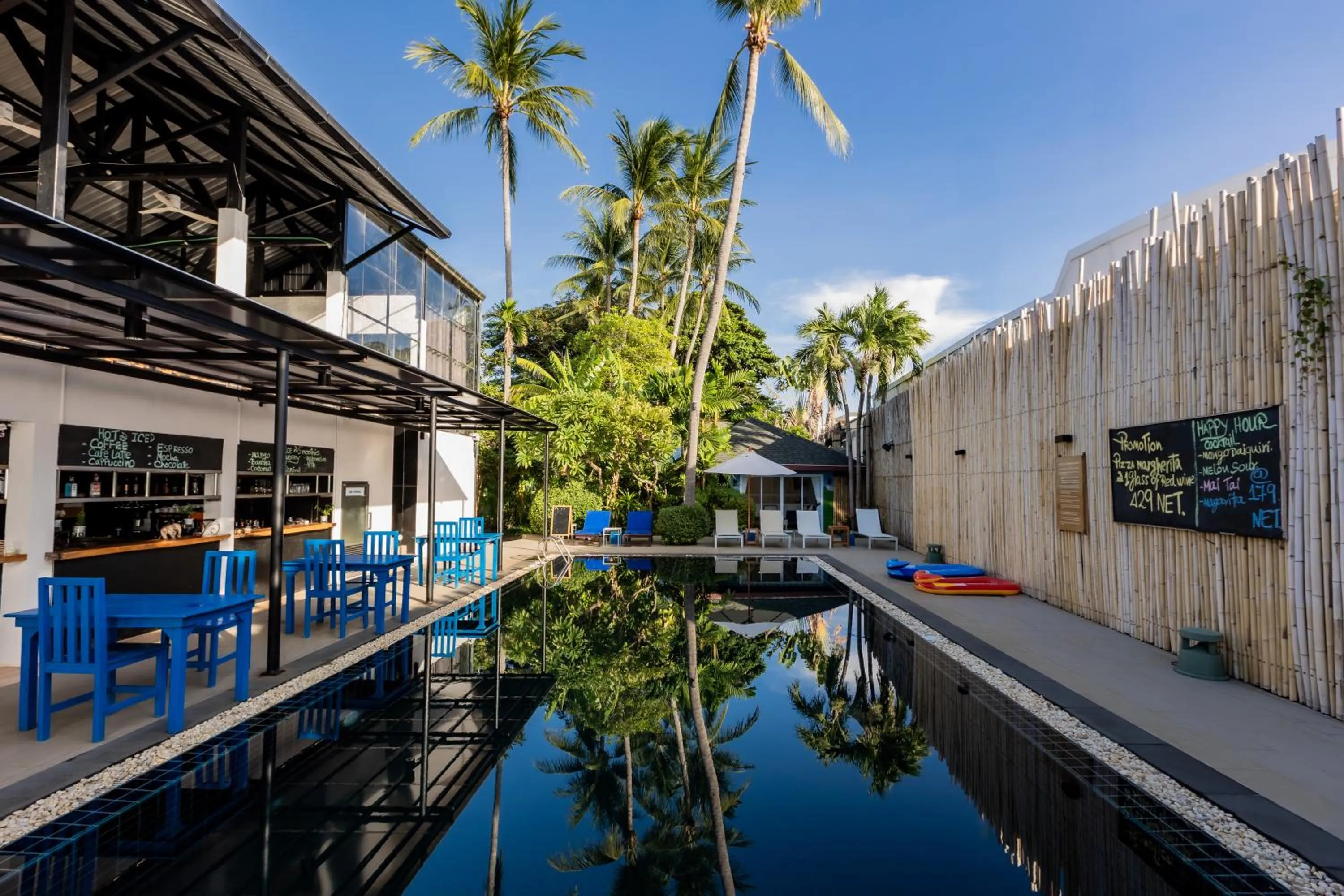 Swimming pool in Malibu Beach Resort