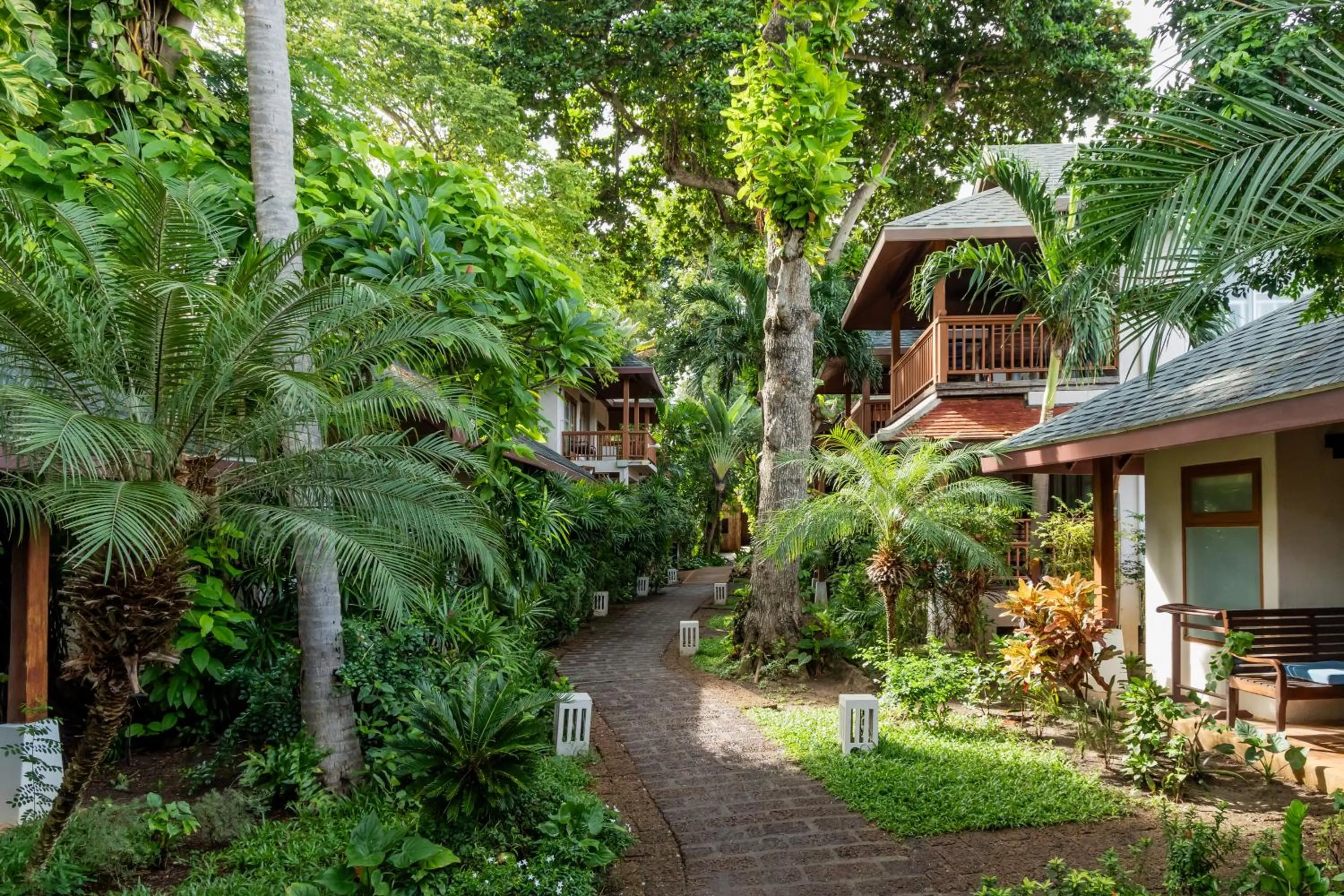 Garden in Malibu Beach Resort