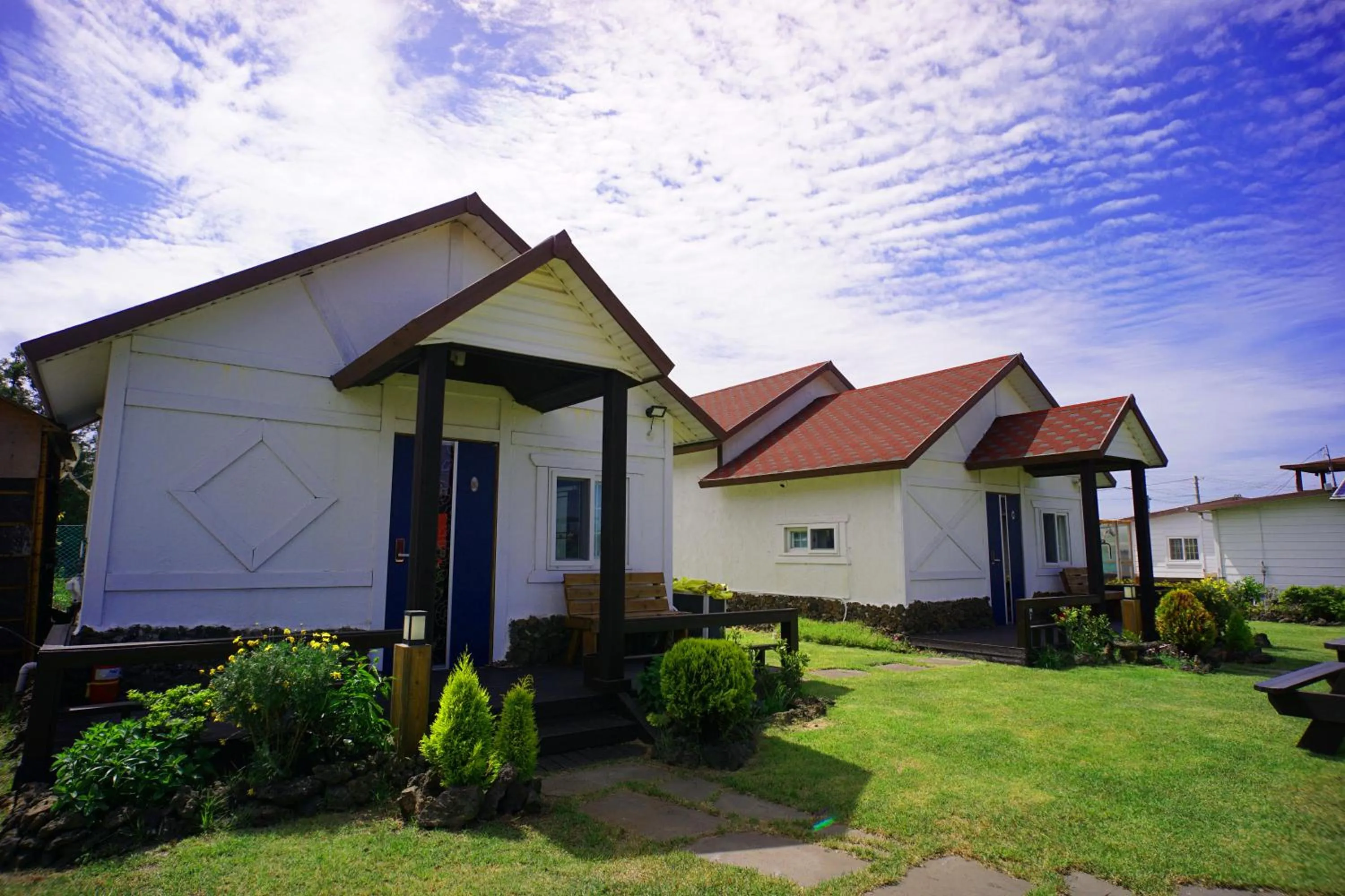Facade/entrance in Jeju Haepoomdal Pension