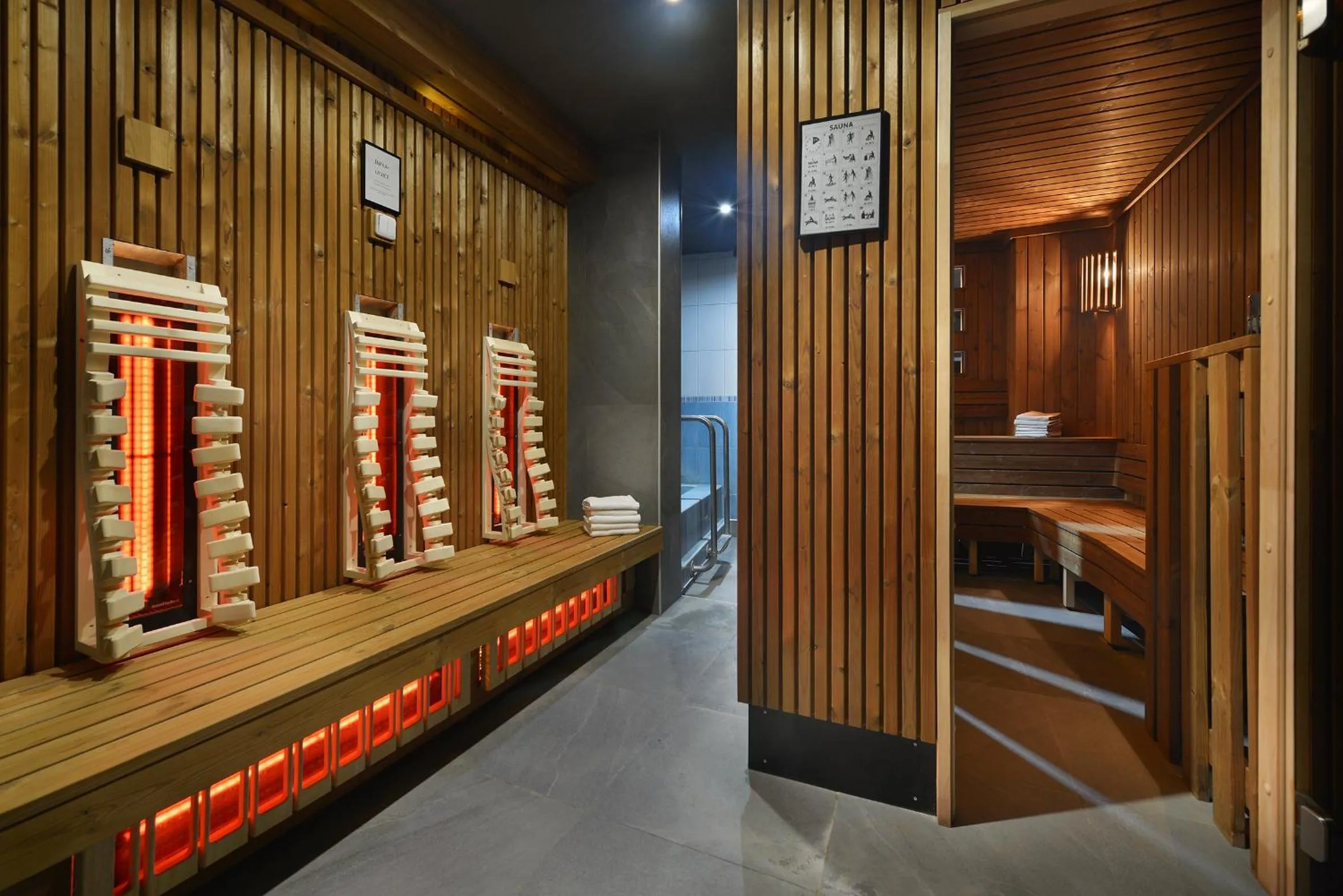 Sauna in Maxmilian Lifestyle Resort