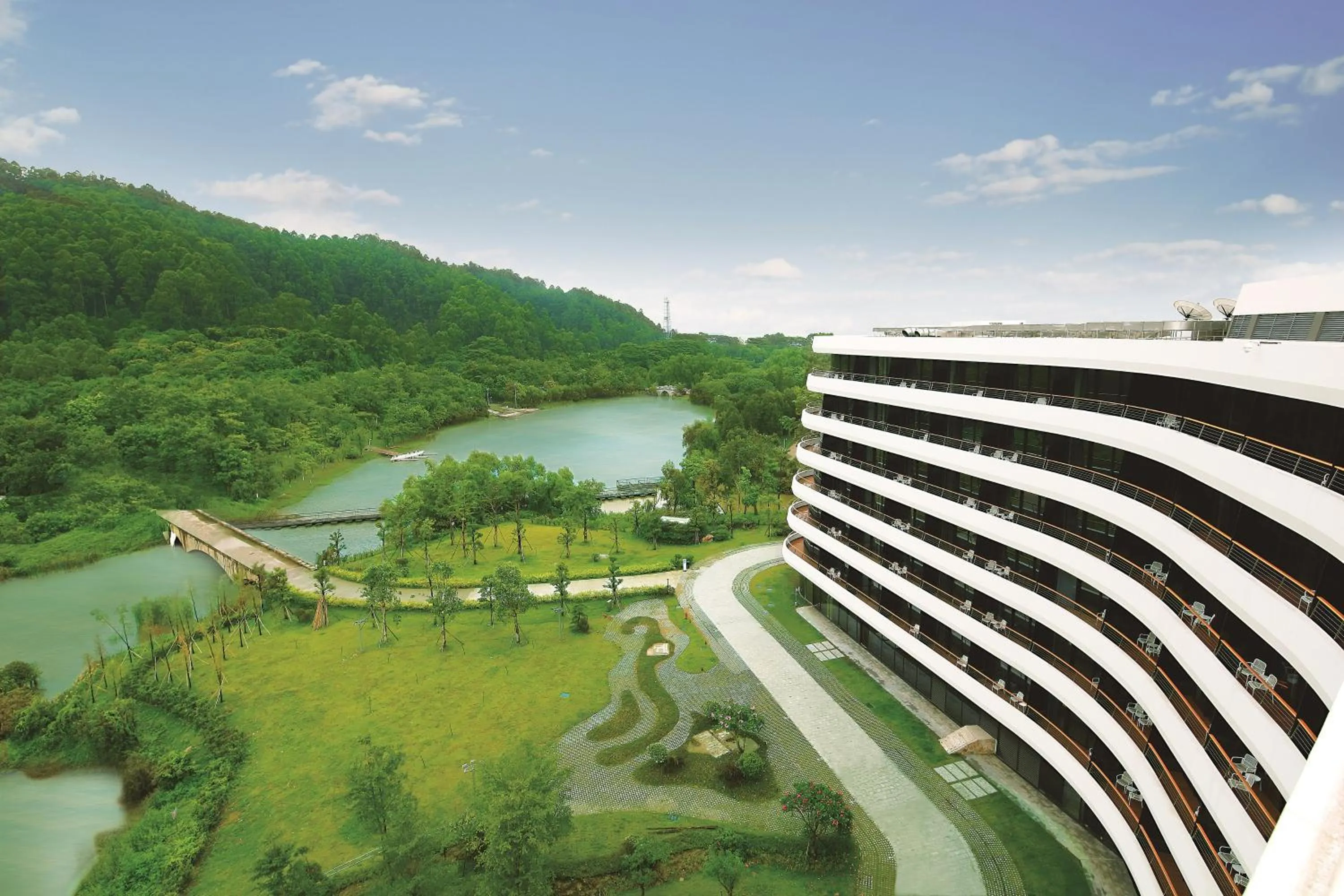 Garden view in Guangzhou Nansha Garden Hotel