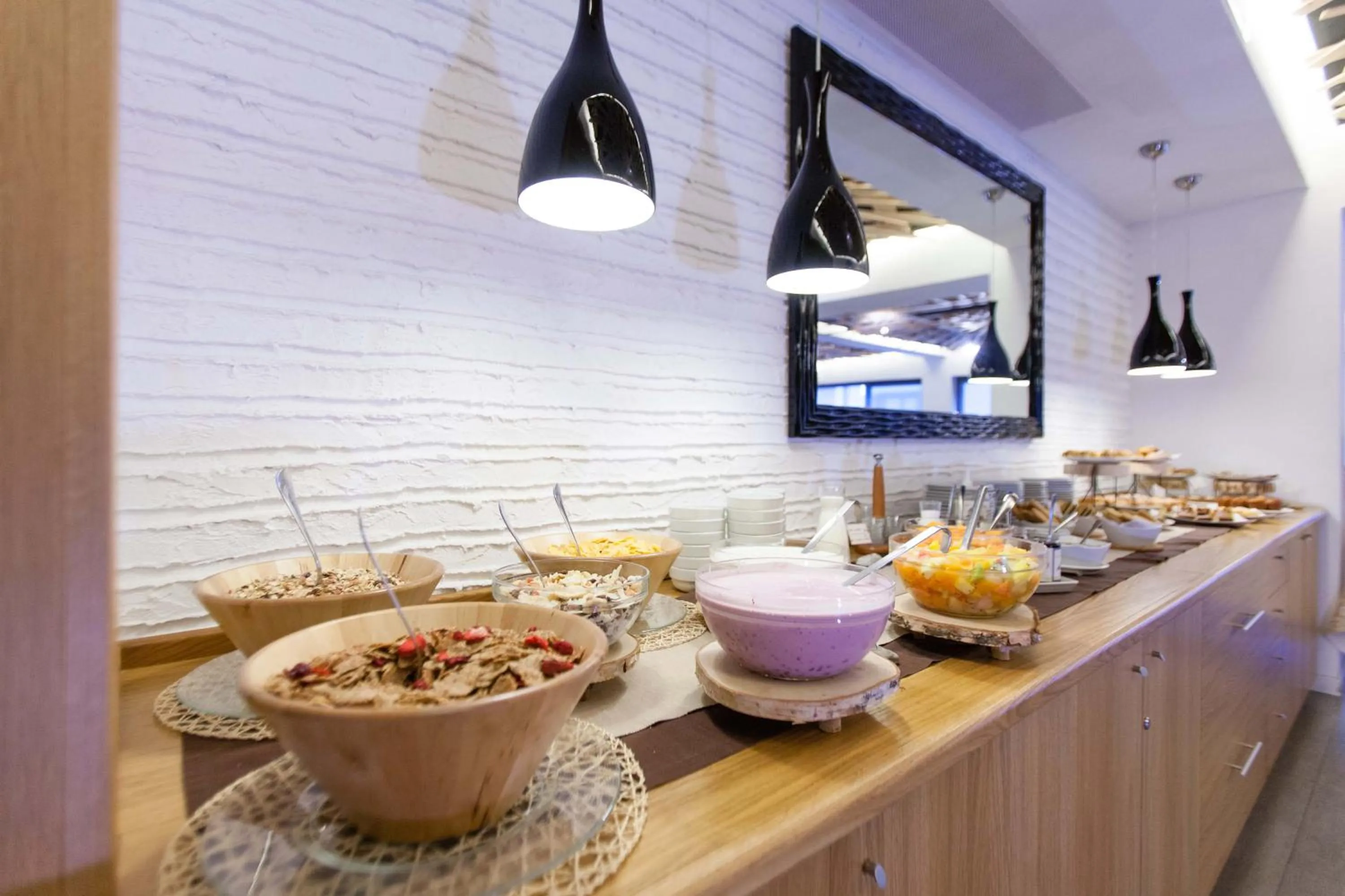 Continental breakfast in Grand Hotel Gortani