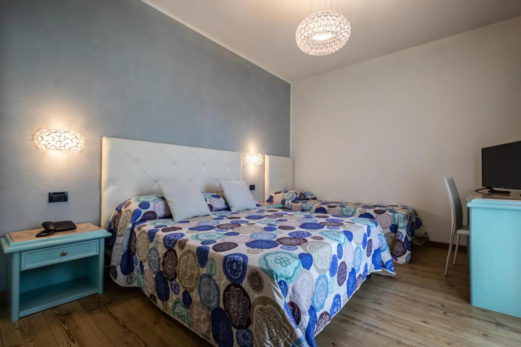 Bed in Grand Hotel Gortani