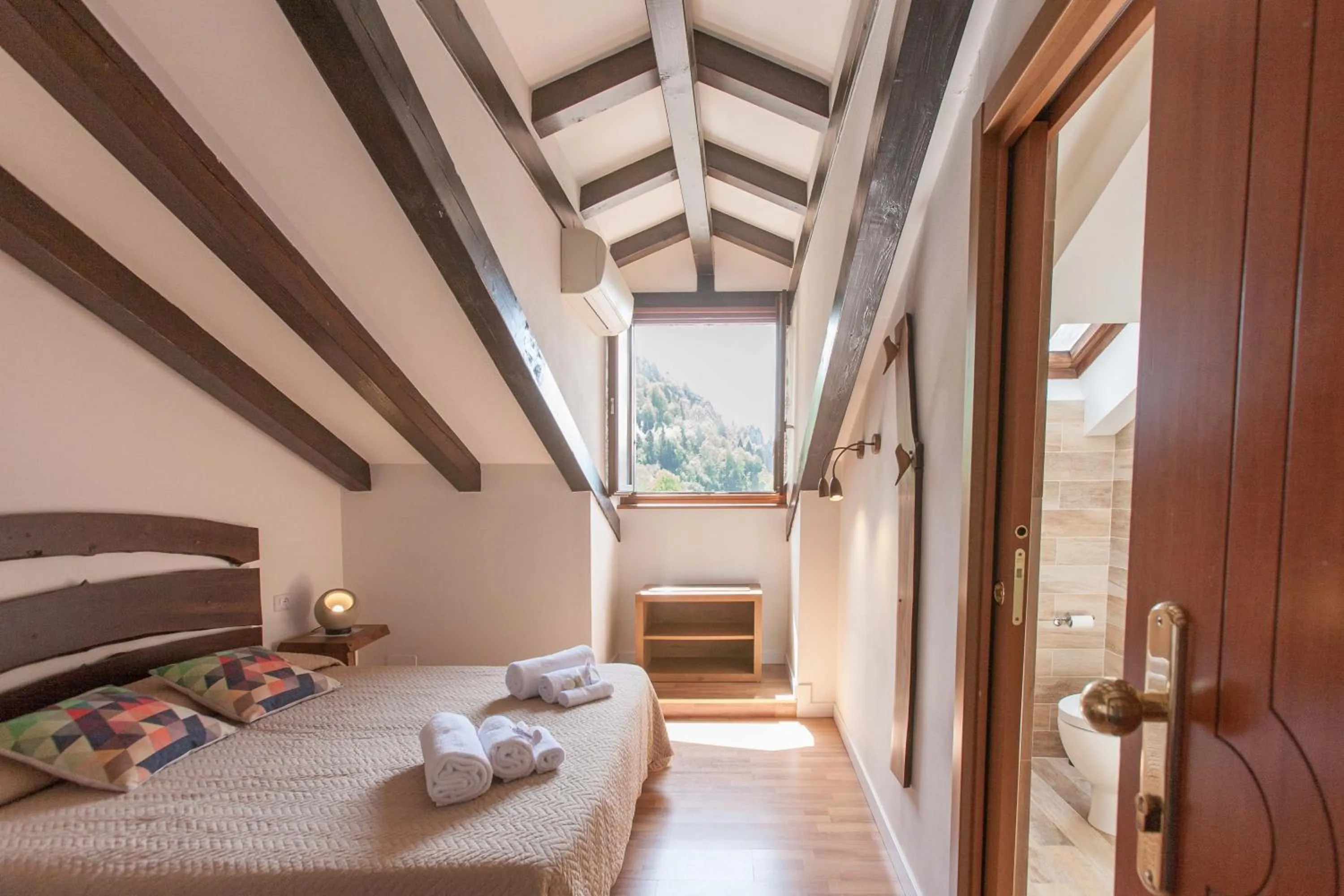 Bed in Grand Hotel Gortani