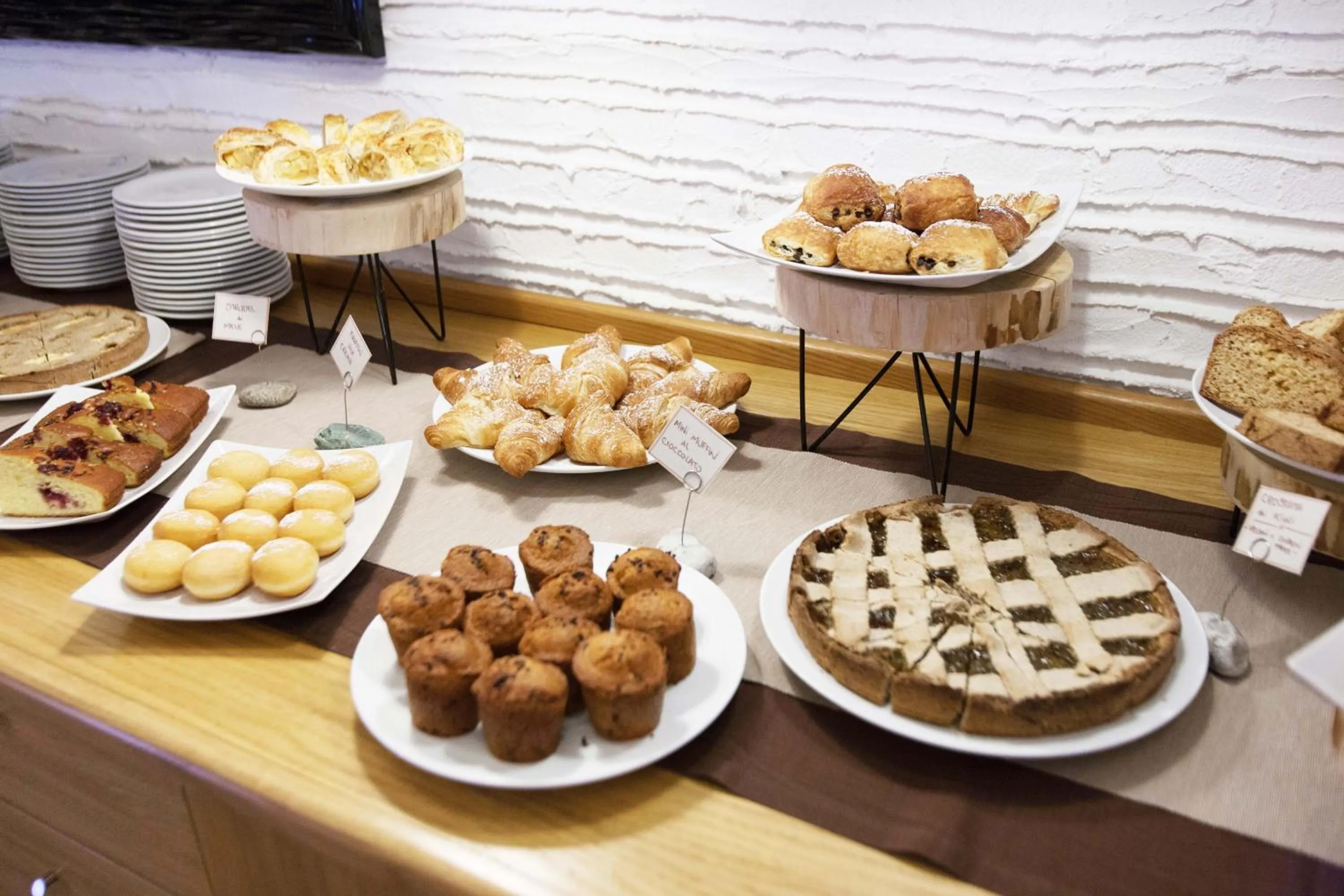 Continental breakfast in Grand Hotel Gortani