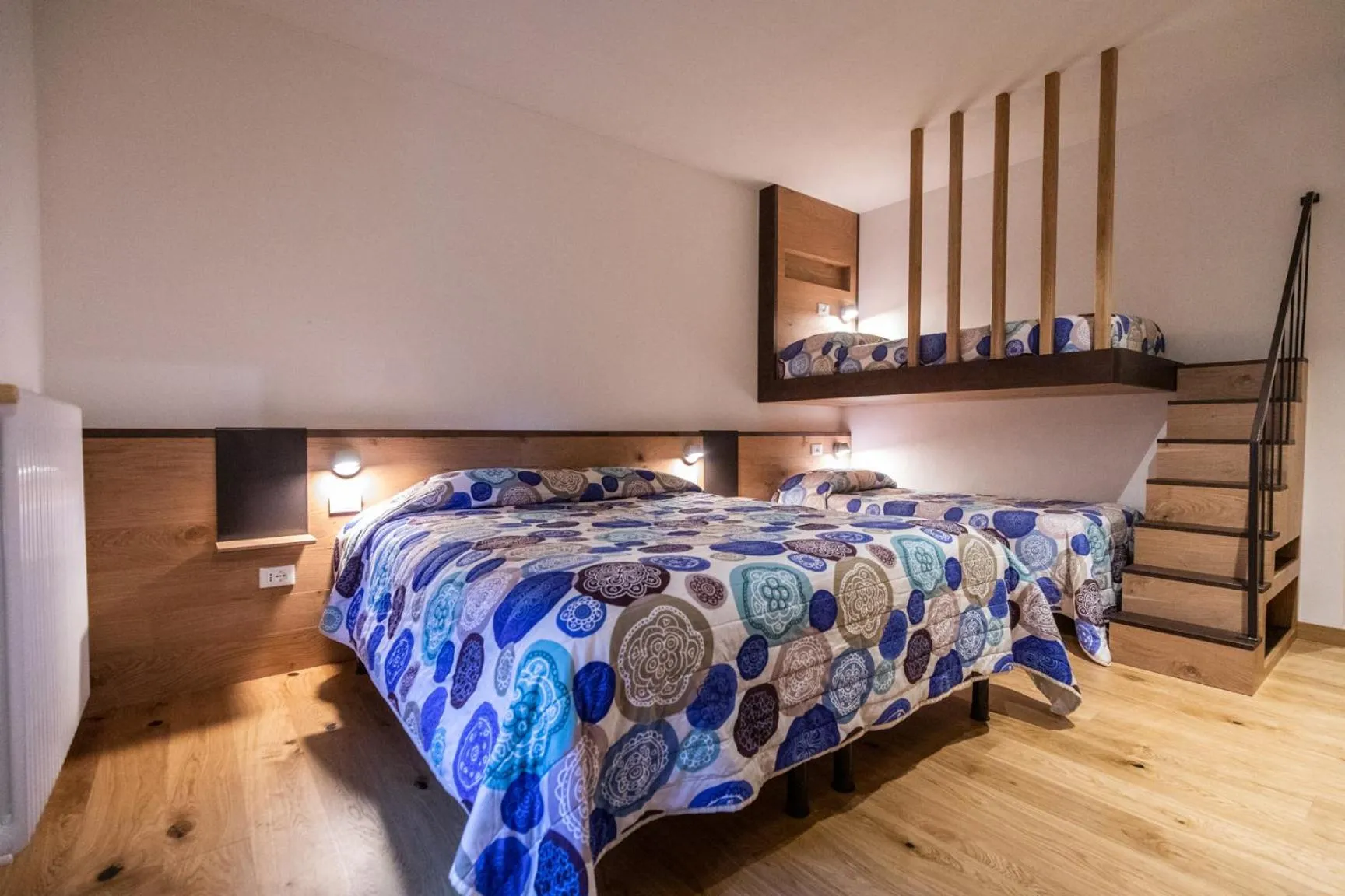 Bed in Grand Hotel Gortani