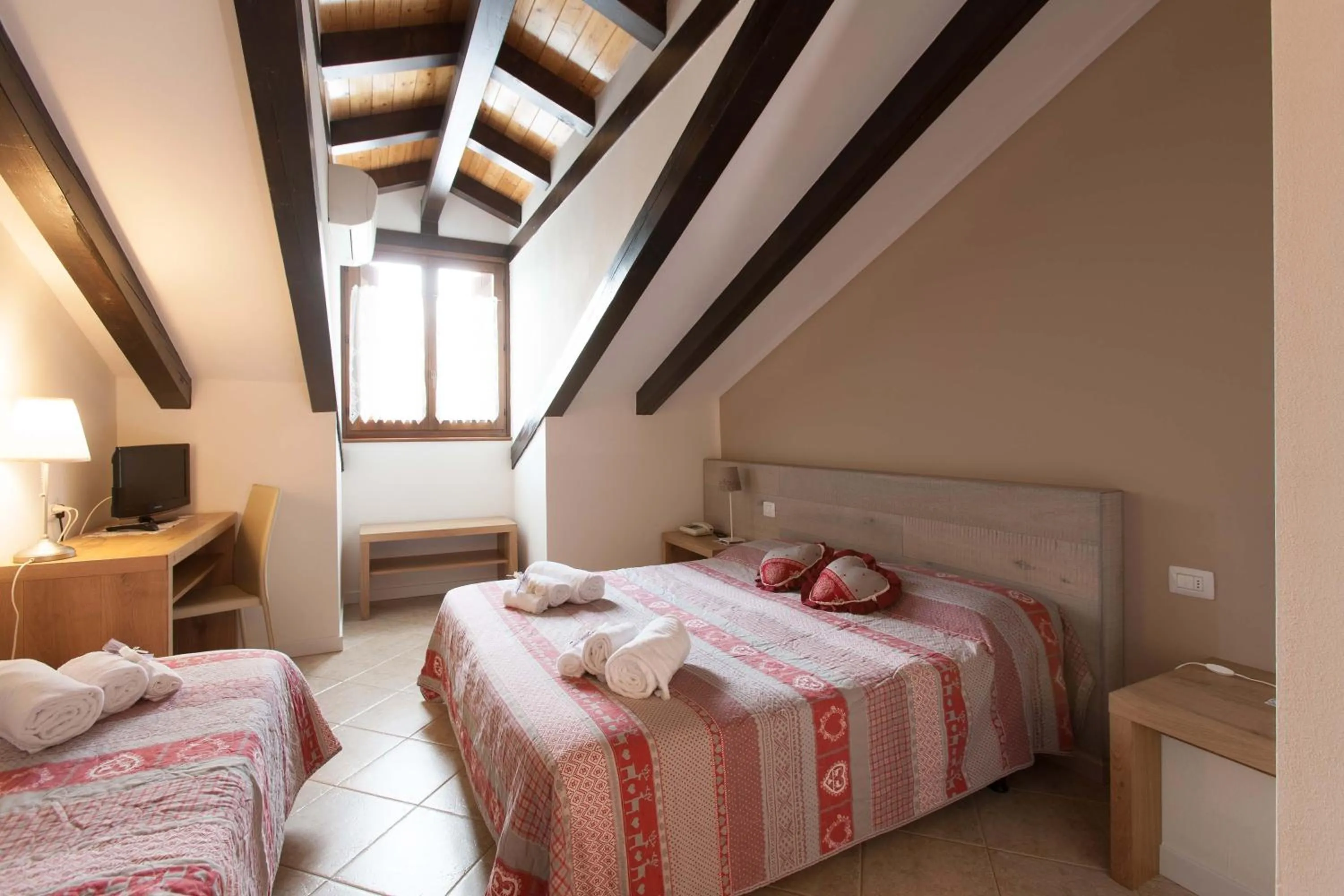 Bed in Grand Hotel Gortani