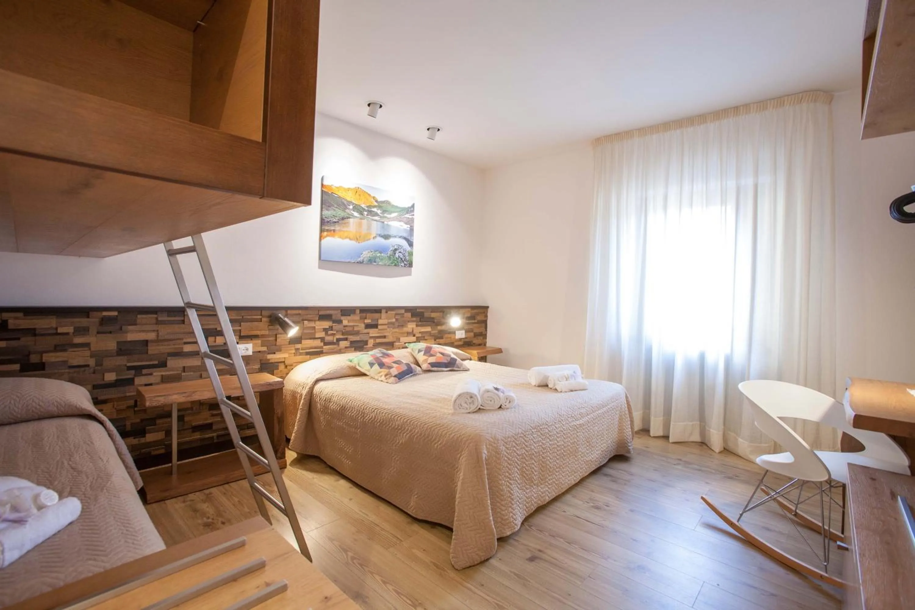 Bed in Grand Hotel Gortani