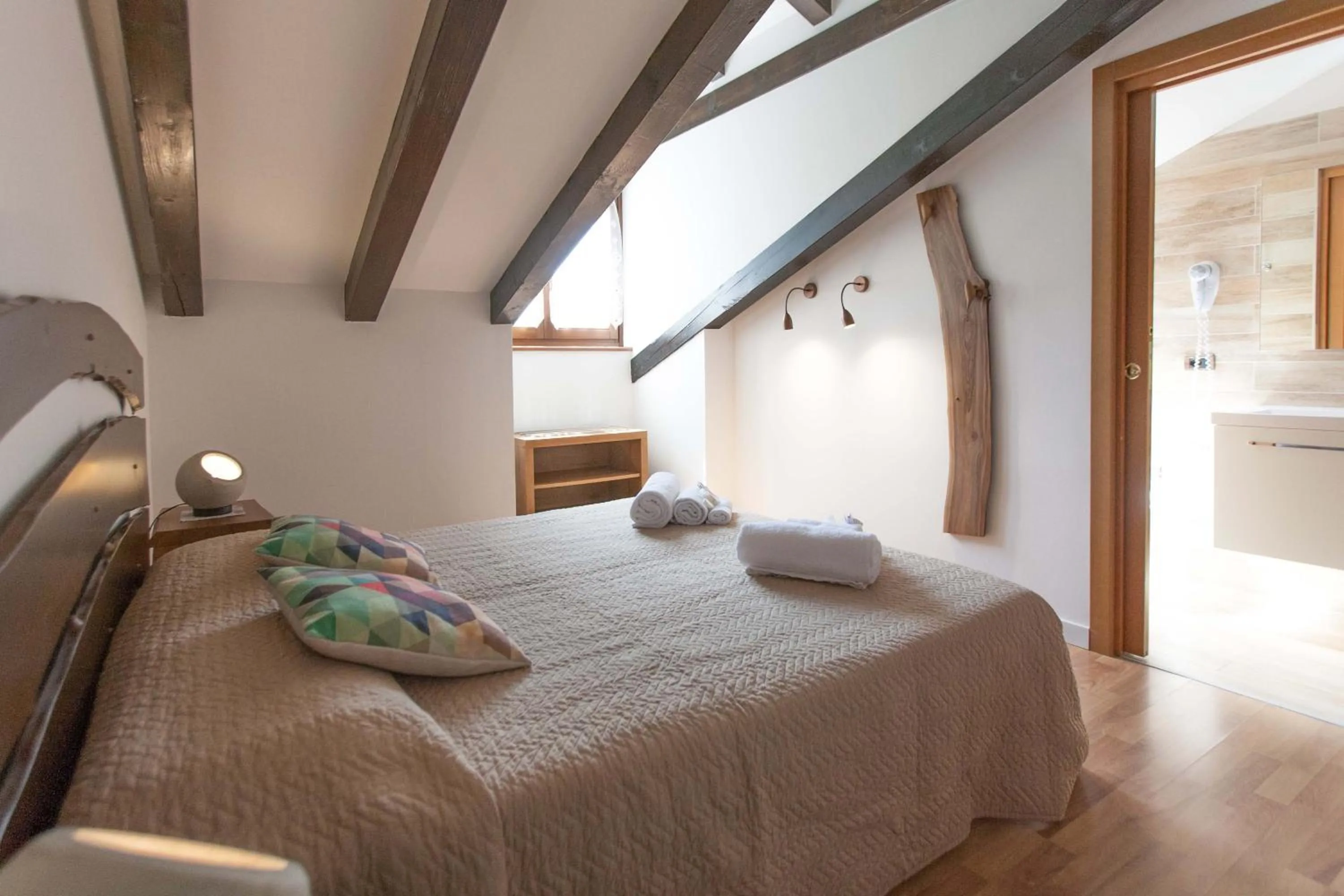 Bed in Grand Hotel Gortani