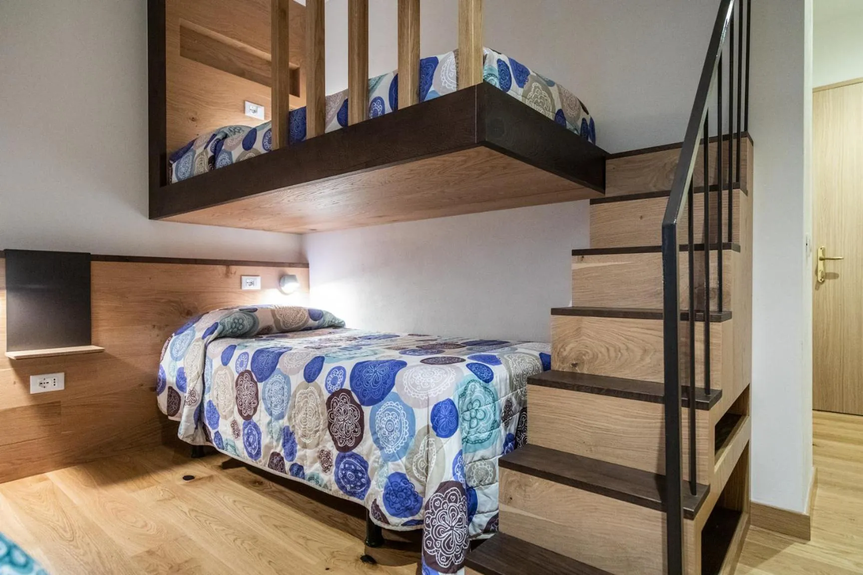 Bed in Grand Hotel Gortani