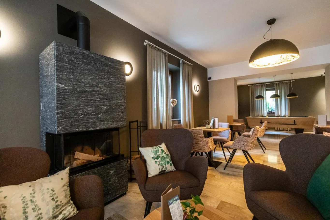 Restaurant/places to eat in Grand Hotel Gortani