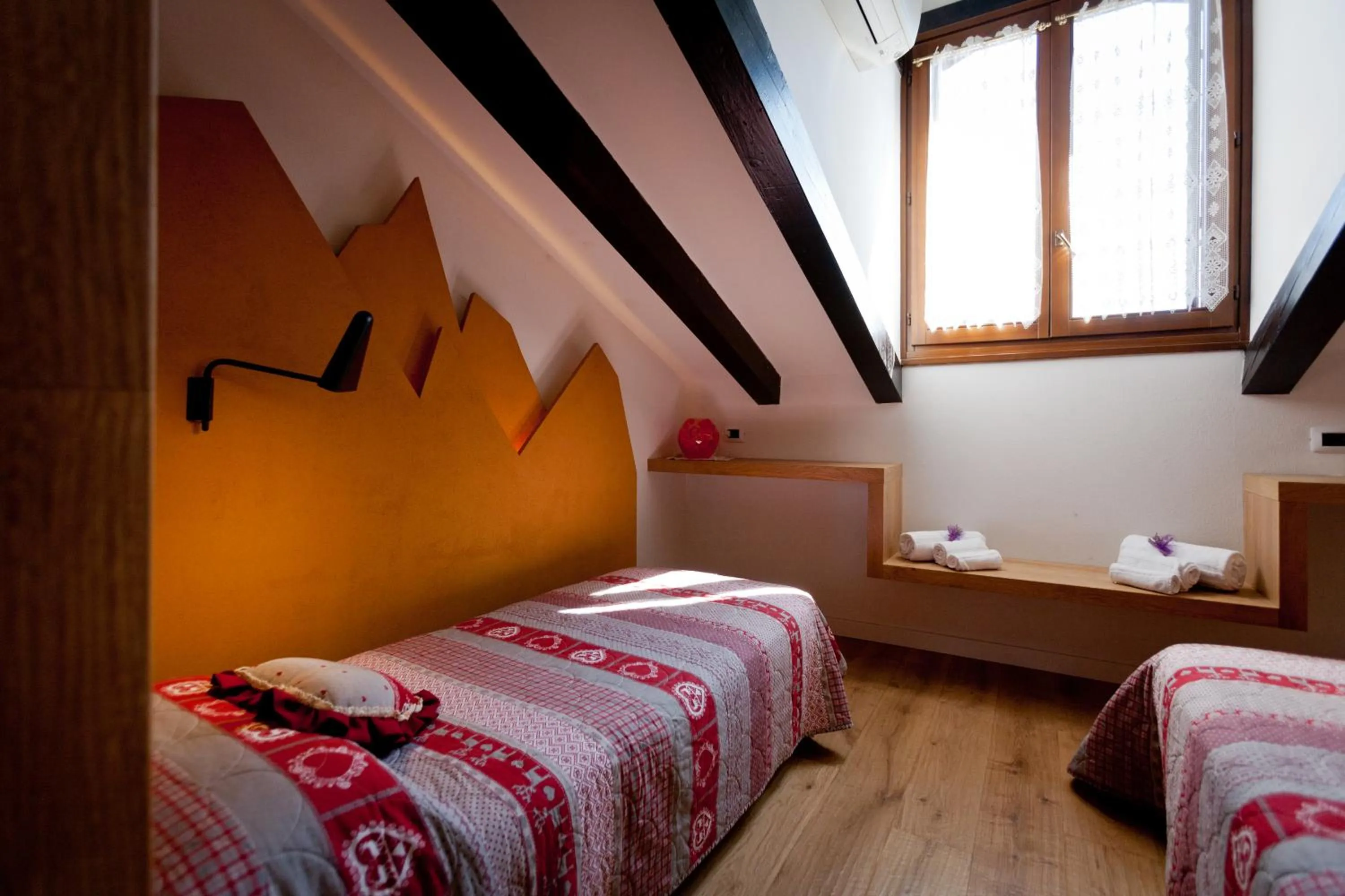 Bed in Grand Hotel Gortani