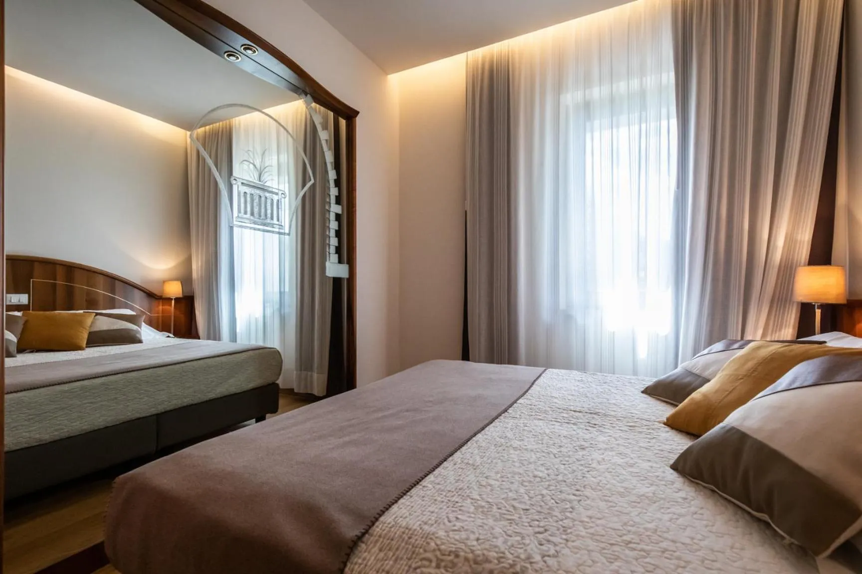 Bedroom, Bed in Grand Hotel Gortani